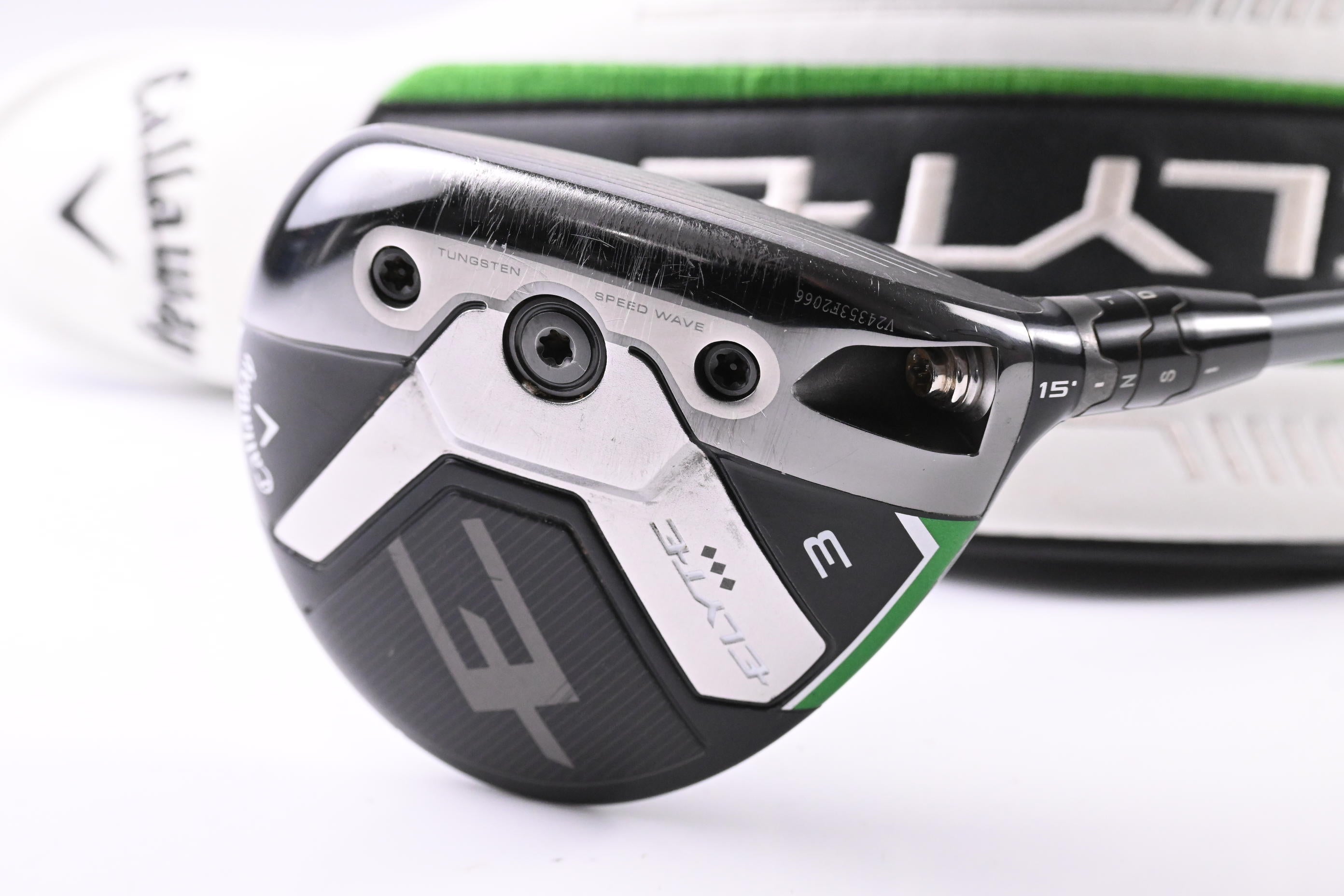 Callaway Elyte Triple Diamond #3 Wood / 15 Degree / Stiff Flex Denali Charcoal