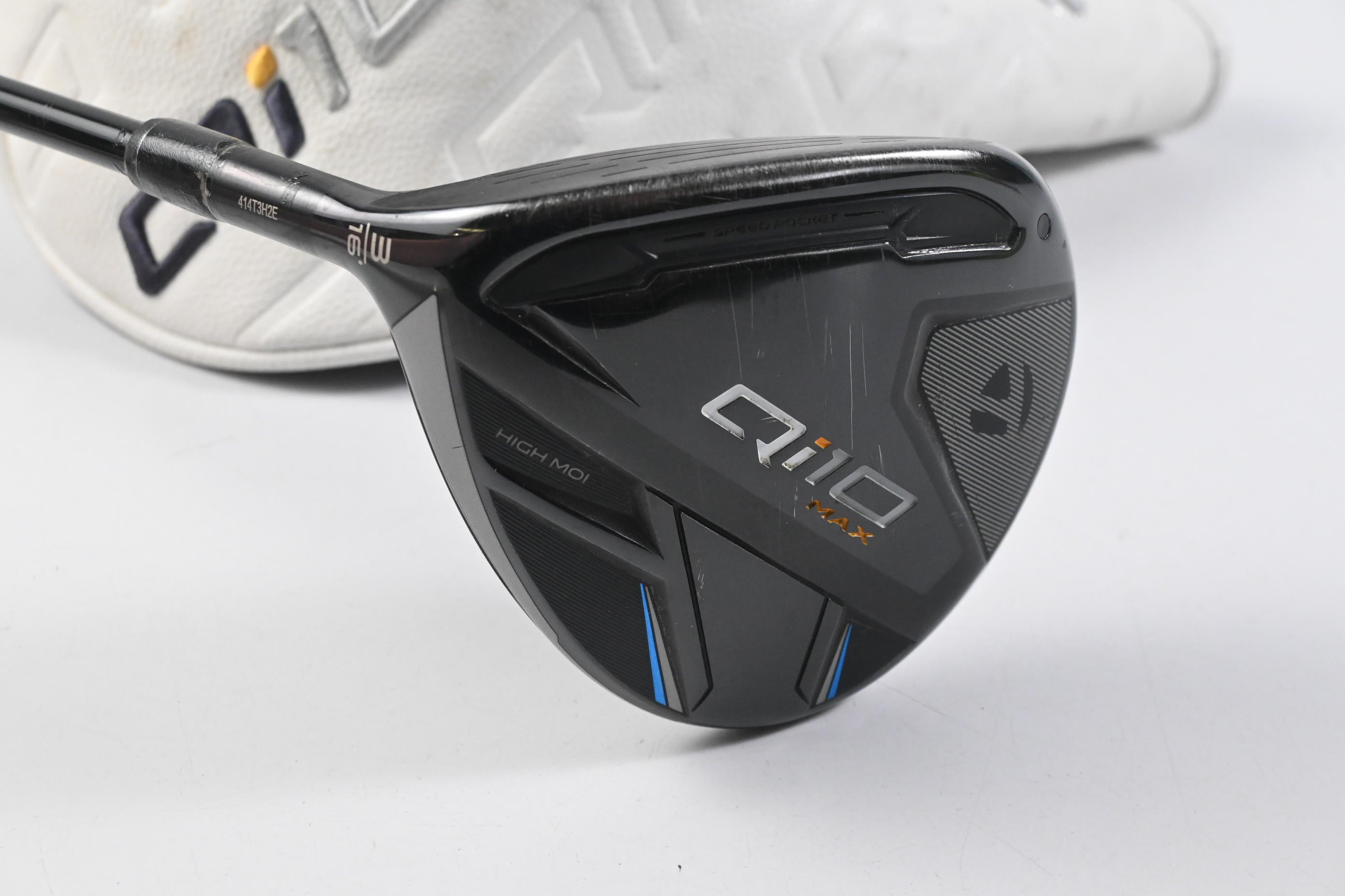 Left Hand Taylormade Qi10 Max #3 Wood / 16 Degree / Regular Flex Ventus TR Blue