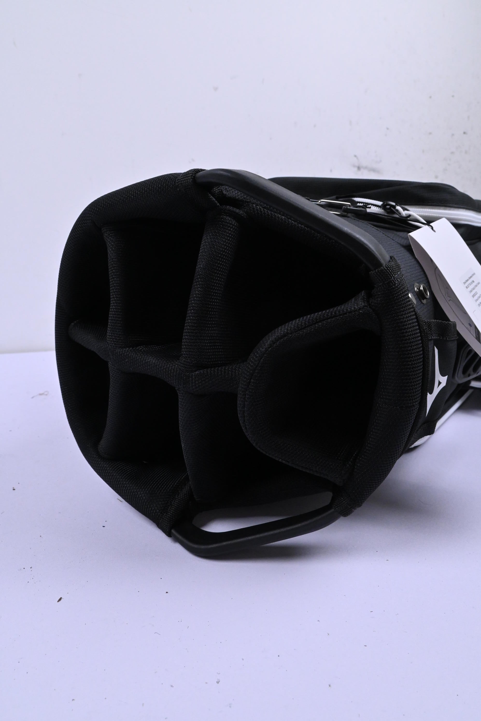 Mizuno BR-D 3C Cart Bag / 7-Way Divider / Black & White
