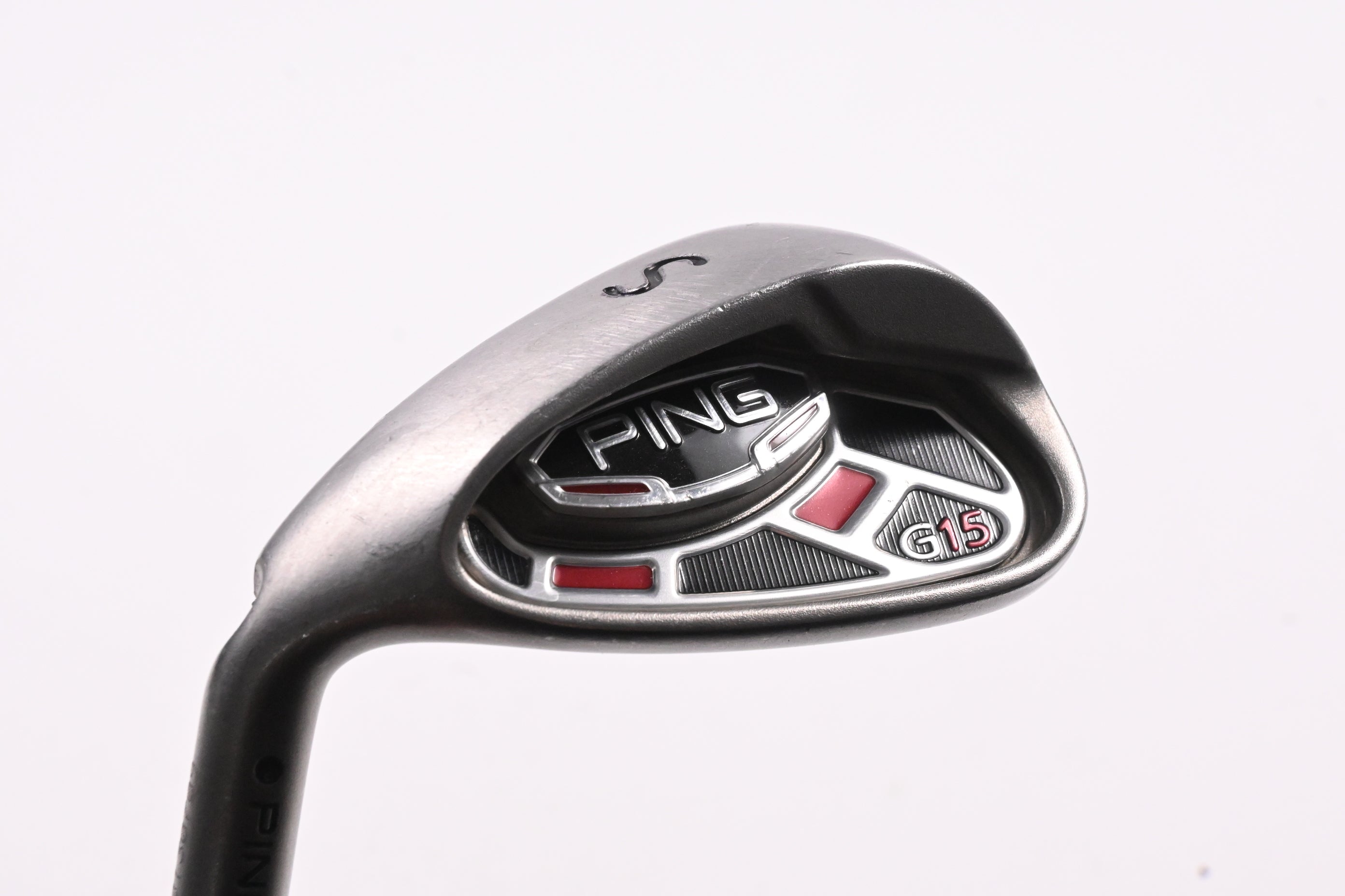 Left Hand Ping G15 Sand Wedge / 54 Degree / Black Dot / Regular Flex KBS Tour