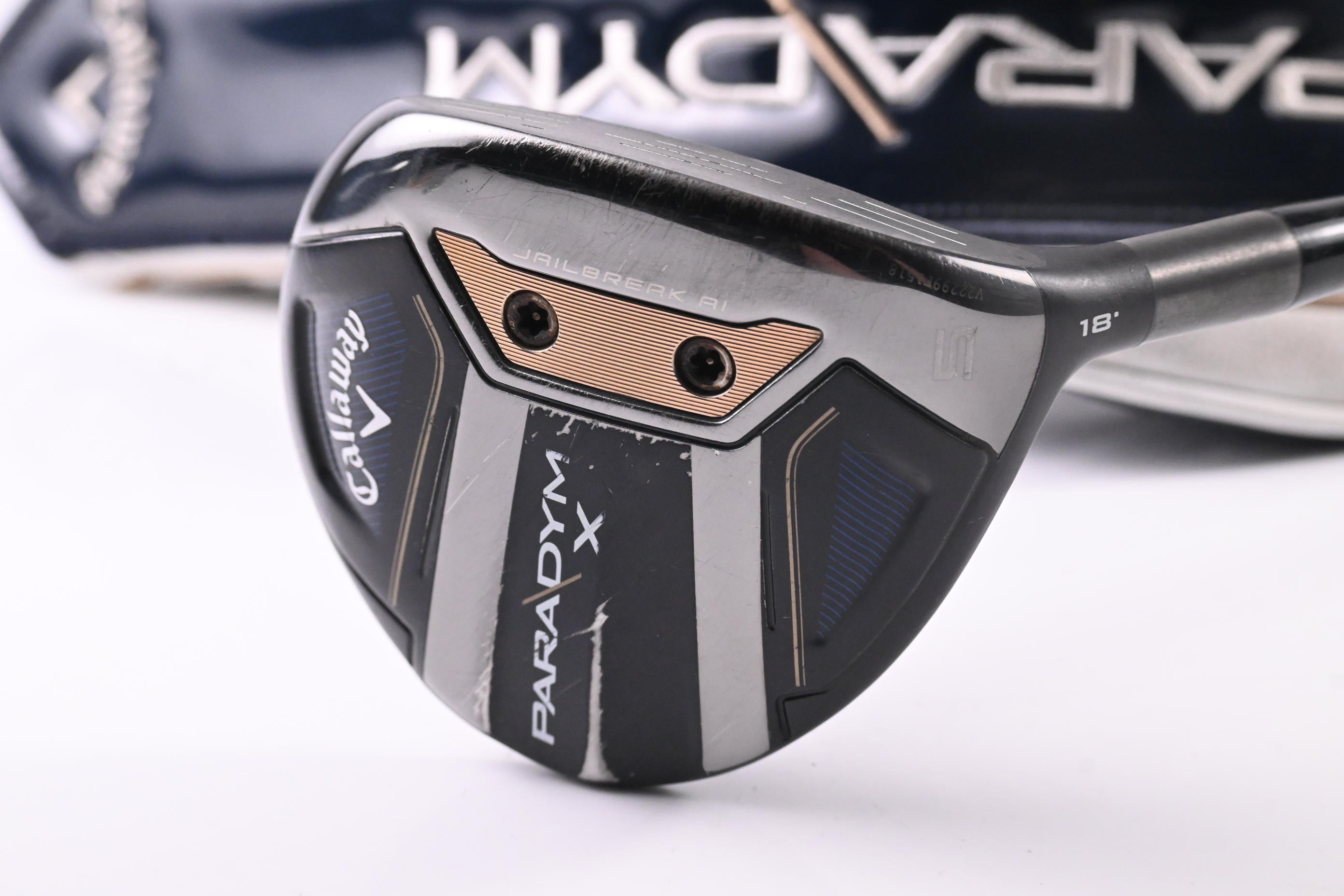 Callaway Paradym X #5 Wood / 18 Degree / Regular Flex HZRDUS GEN4 Silver 60