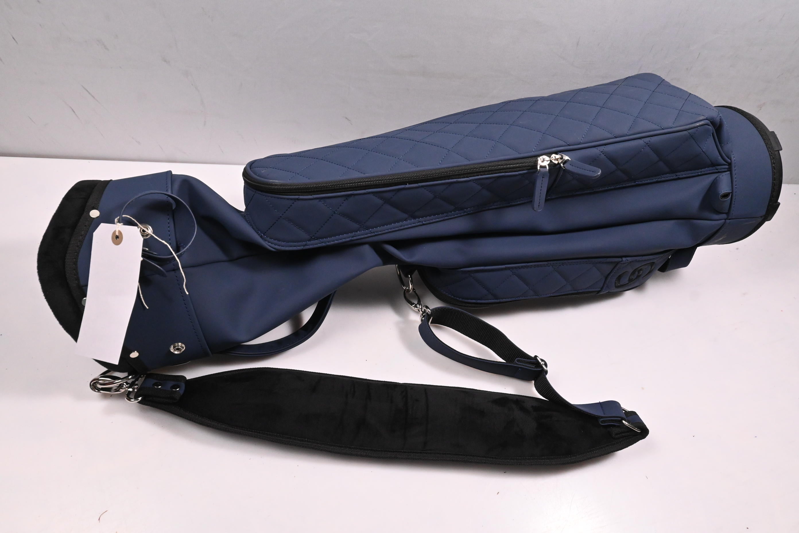 Caddy Golf Club Sunday Pencil Bag / 3-Way Divider / Navy