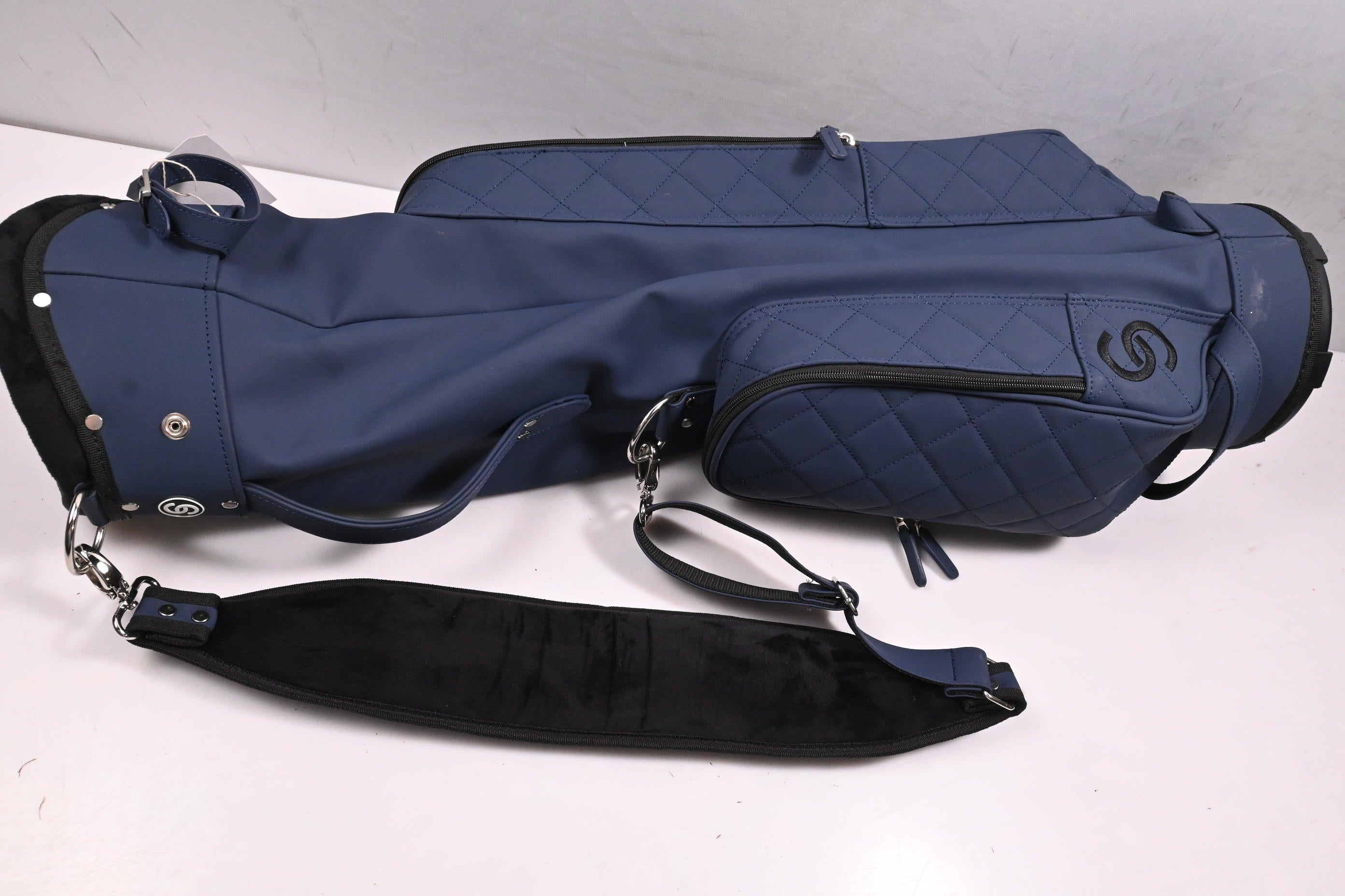 Caddy Golf Club Sunday Pencil Bag / 3-Way Divider / Navy