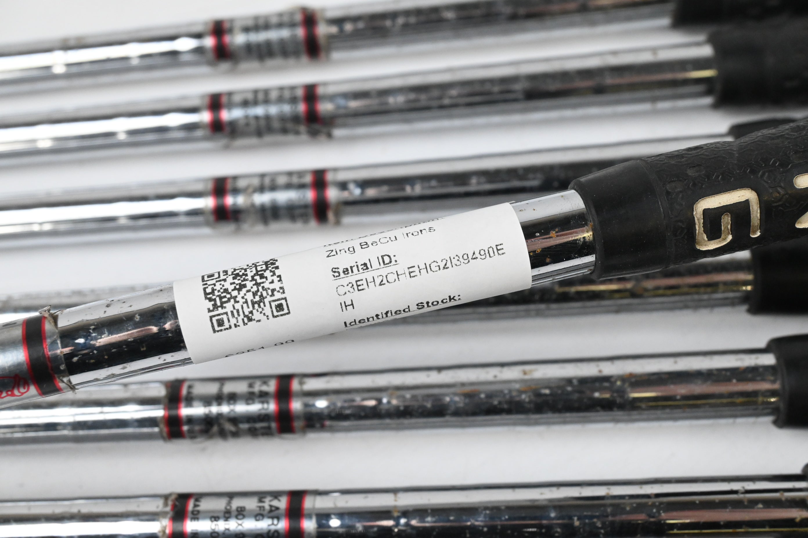 Ping Zing BeCu Irons / 4-PW+SW / Green Dot / Stiff Flex Ping Karsten Shafts