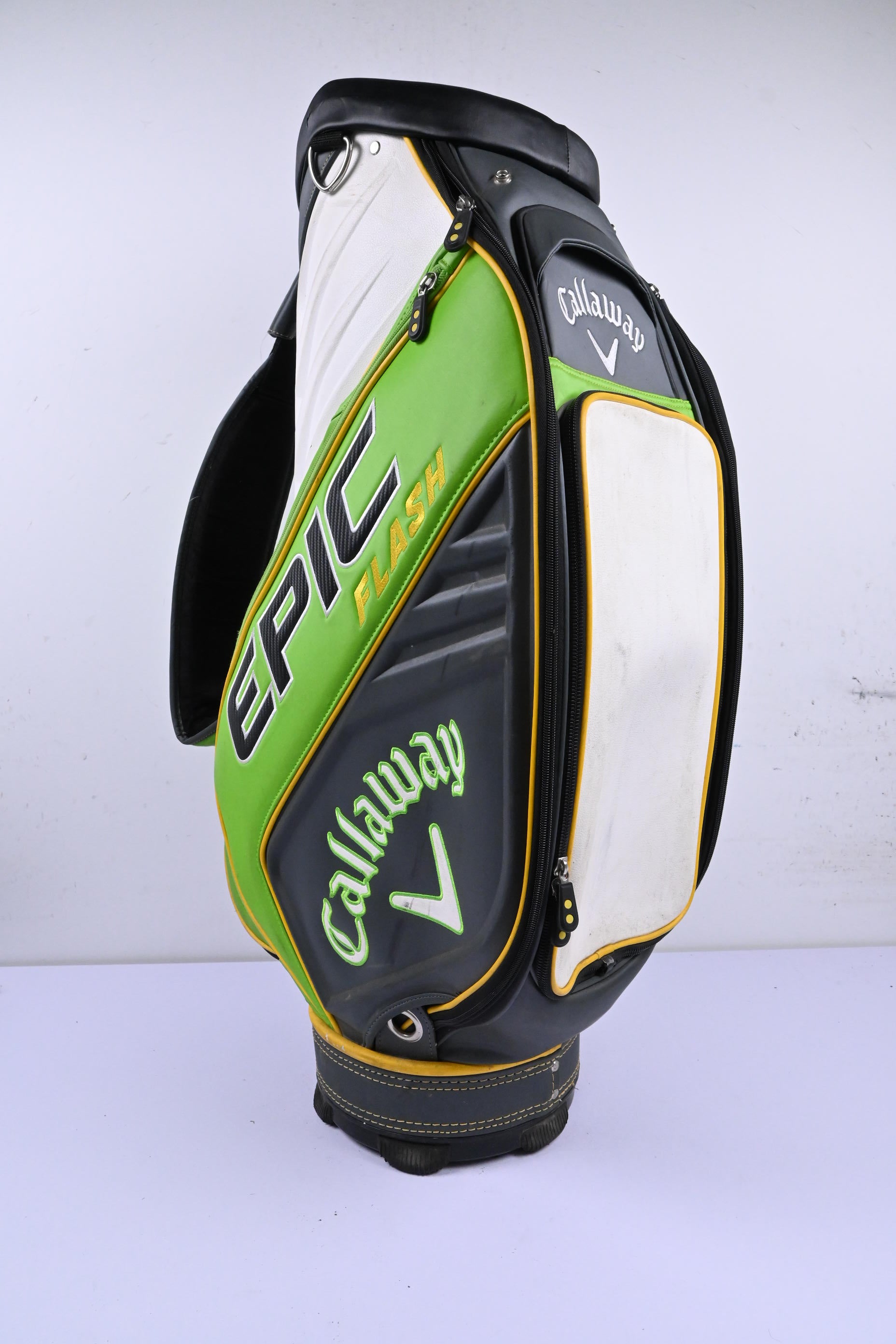 Callaway Epic Flash Tour Bag / 6-Way Divider / Green, White & Grey
