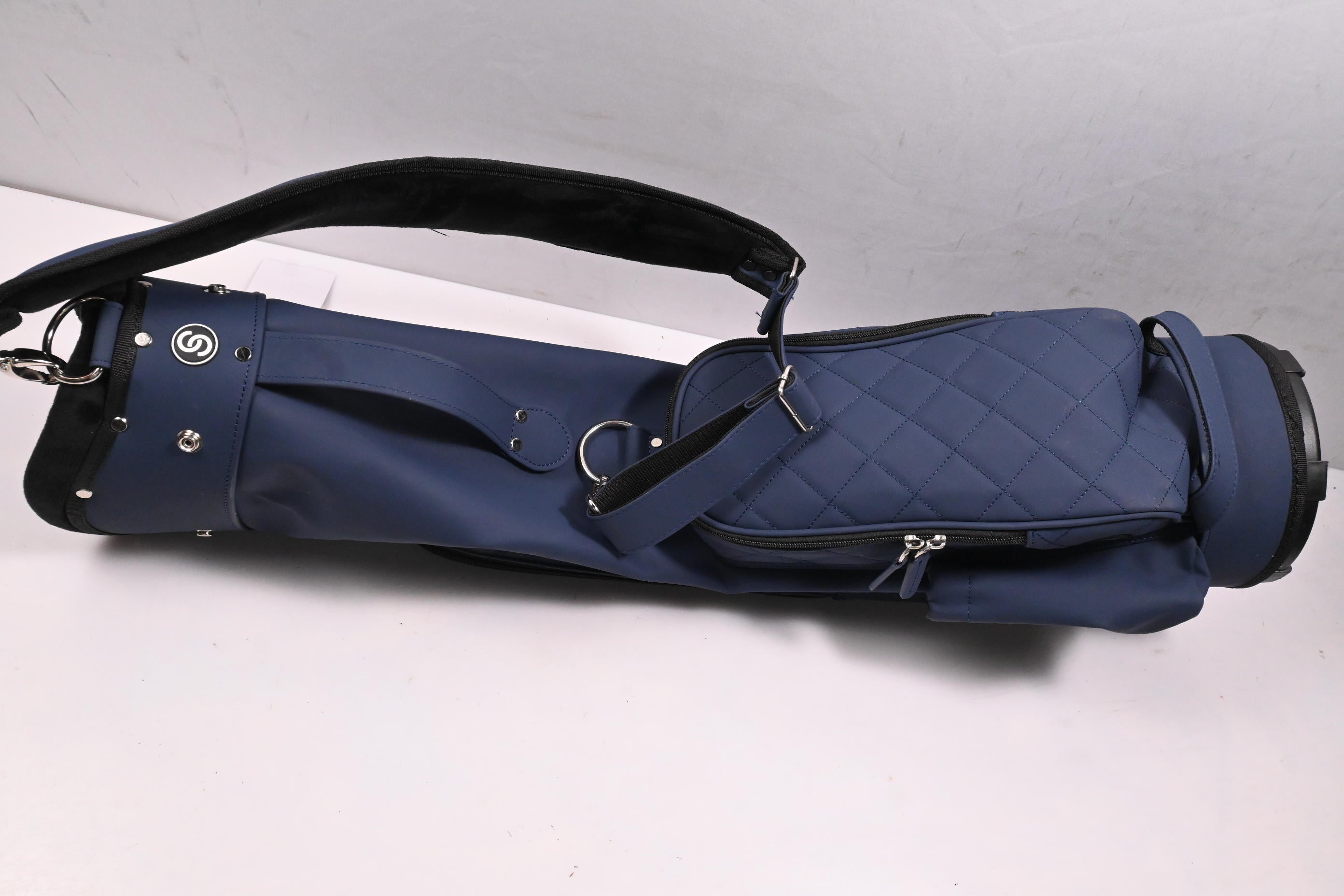 Caddy Golf Club Sunday Pencil Bag / 3-Way Divider / Navy