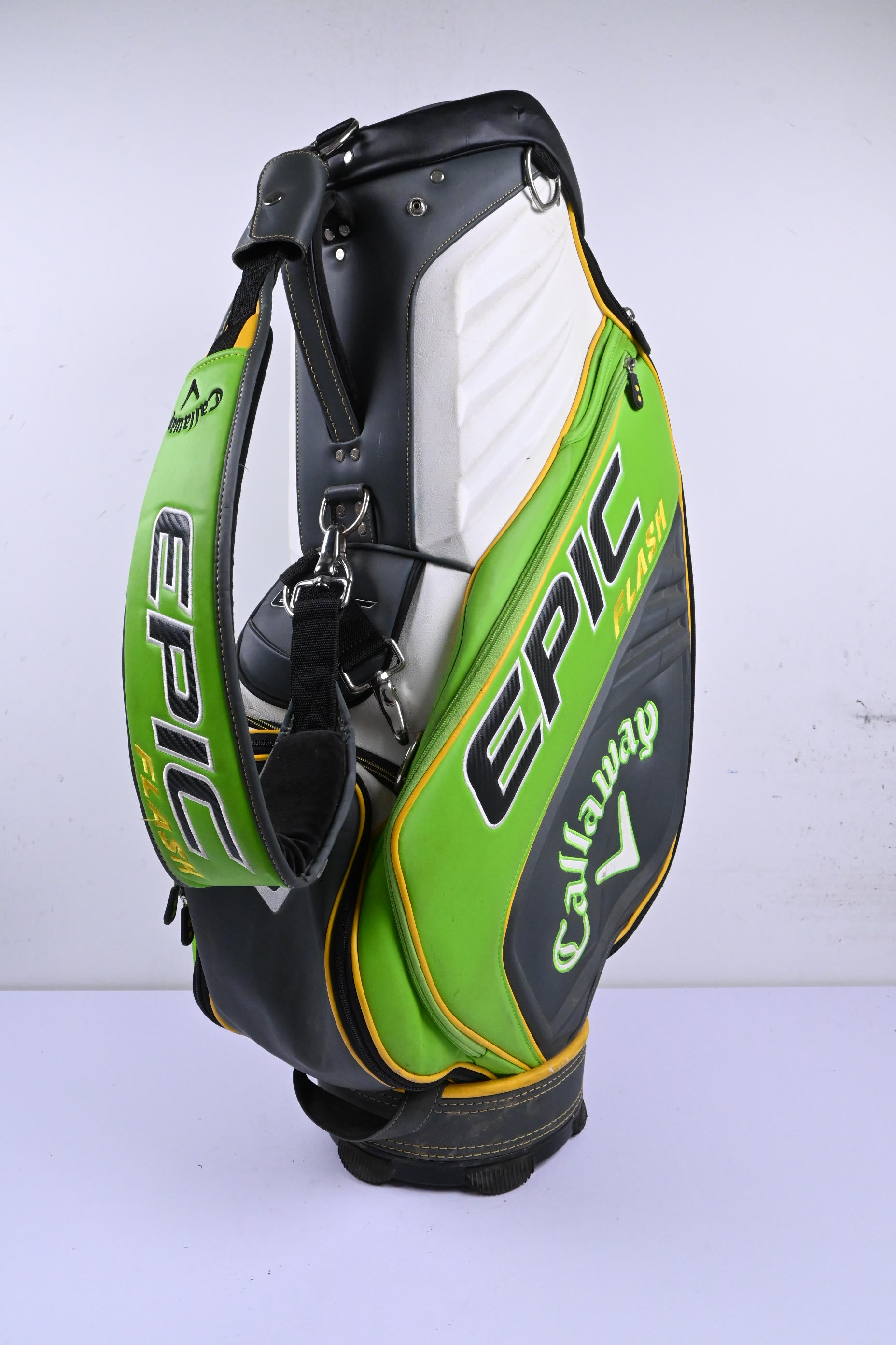 Callaway Epic Flash Tour Bag / 6-Way Divider / Green, White & Grey