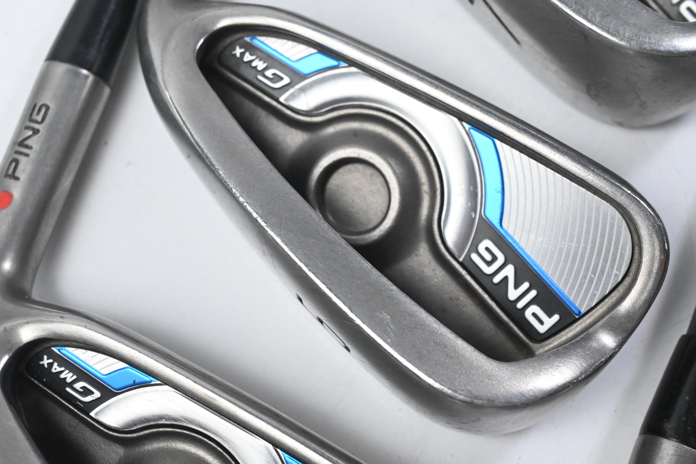 Ping GMax Irons / 5-PW+GW+SW / Orange Dot / Senior Flex Ping CFS 65 Shafts