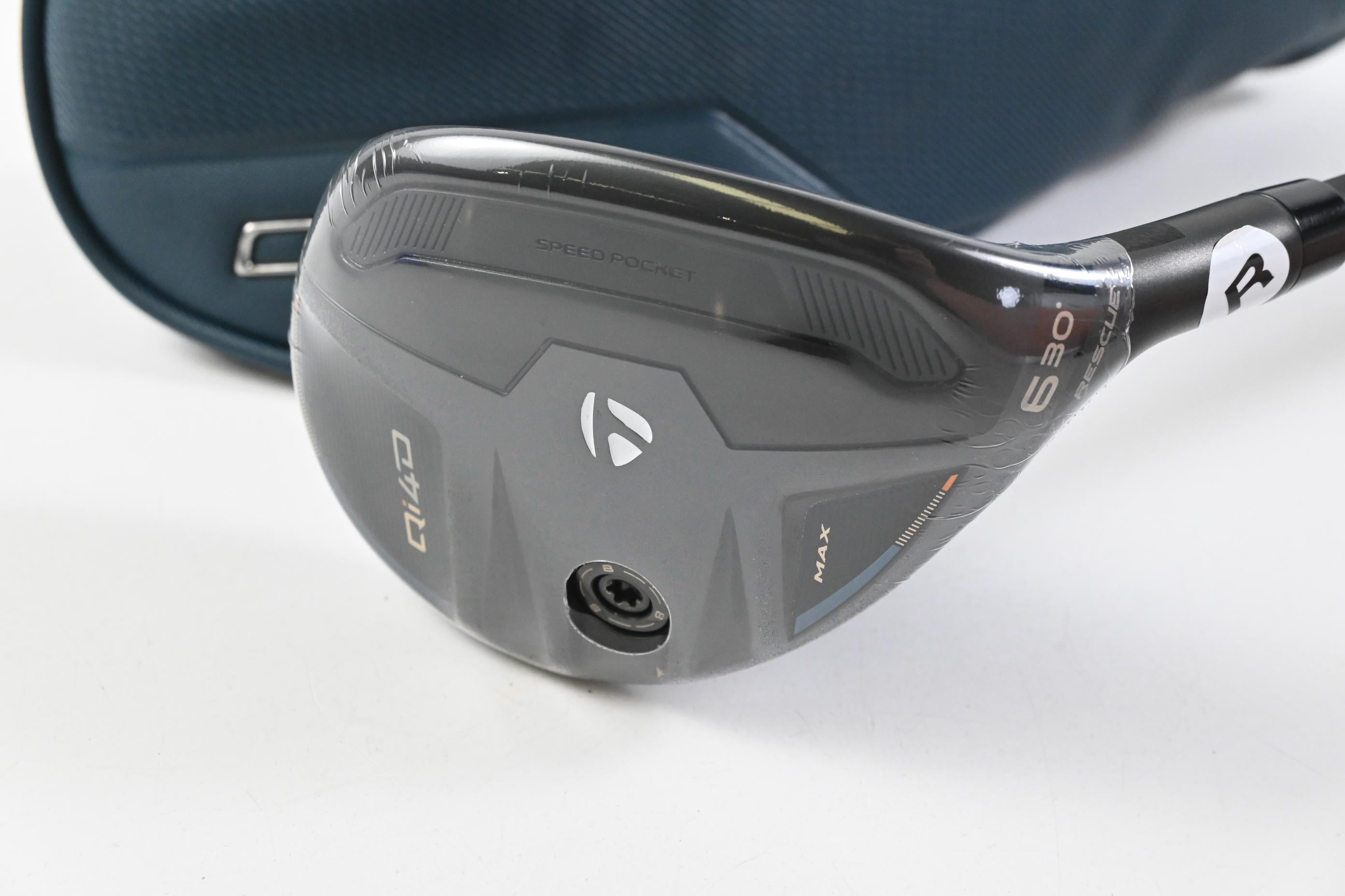 Taylormade Qi4D Max #6 Hybrid / 30 Degree / Regular Flex REAX by KBS 50 Shaft