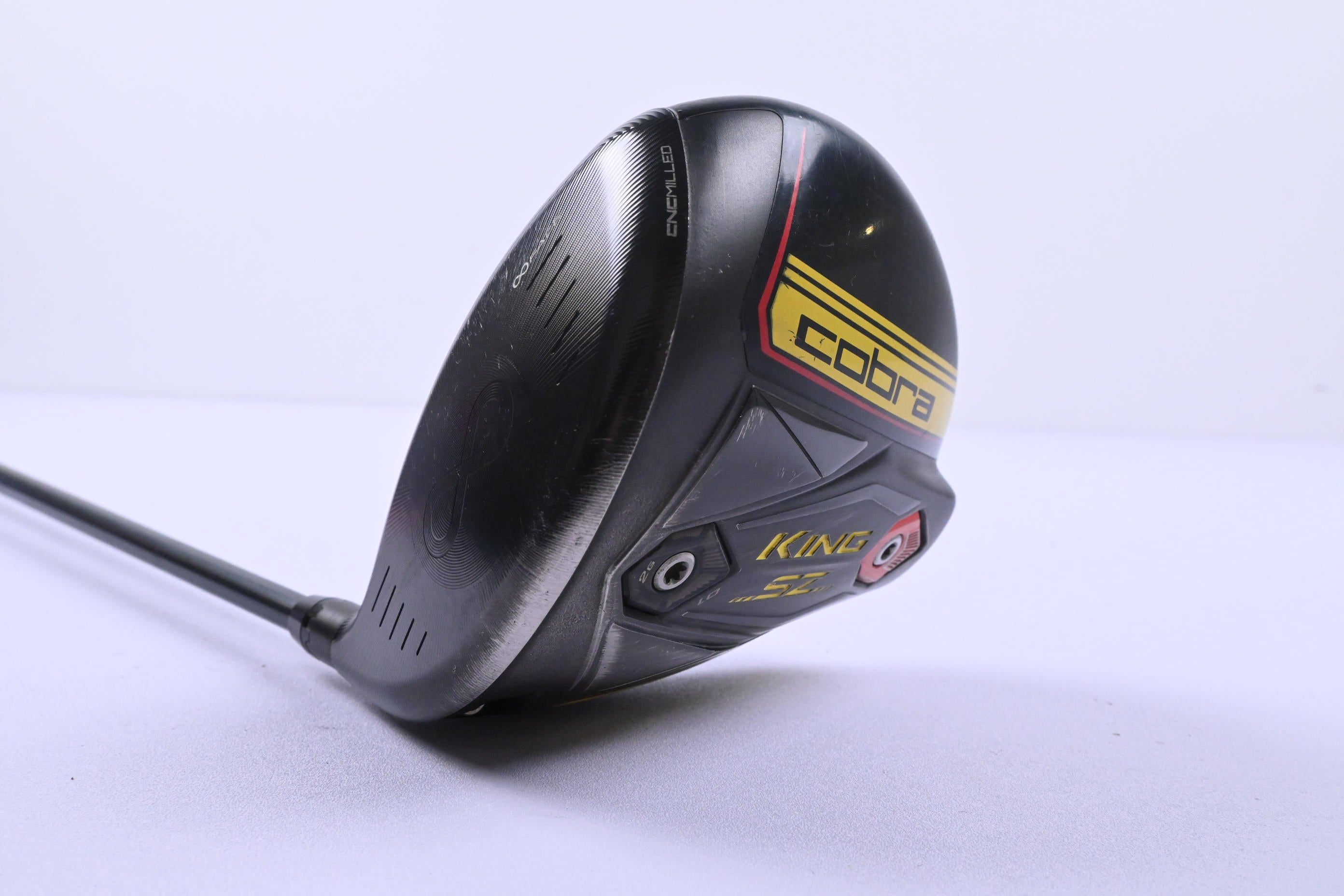 Left Hand Cobra King SZ Driver / 9.0 Degree / Stiff Flex HZRDUS Smoke Yellow 60
