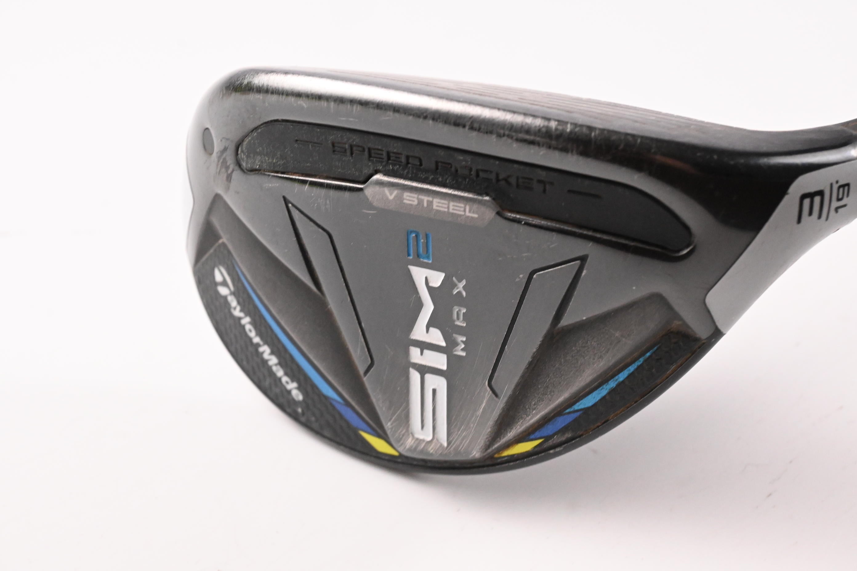 Taylormade SIM2 Max #3 Hybrid / 19 Degree / Regular Flex Fujikura Ventus Blue 6