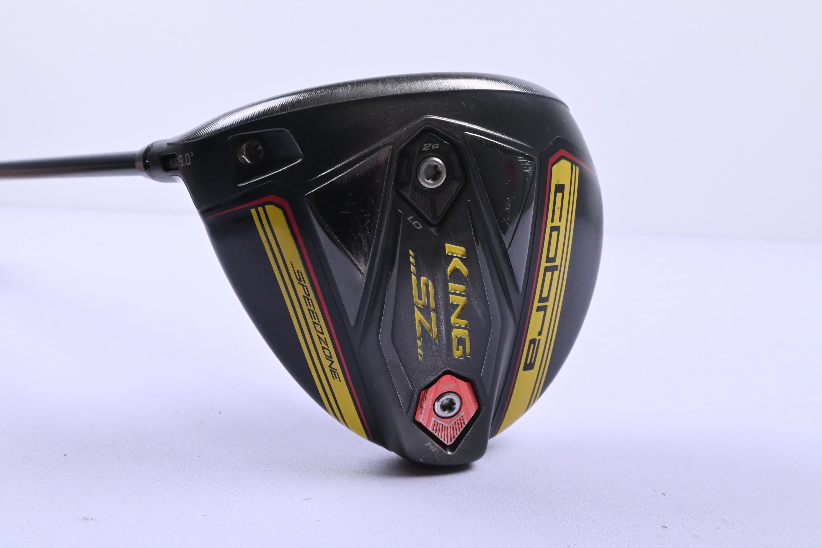 Left Hand Cobra King SZ Driver / 9.0 Degree / Stiff Flex HZRDUS Smoke Yellow 60