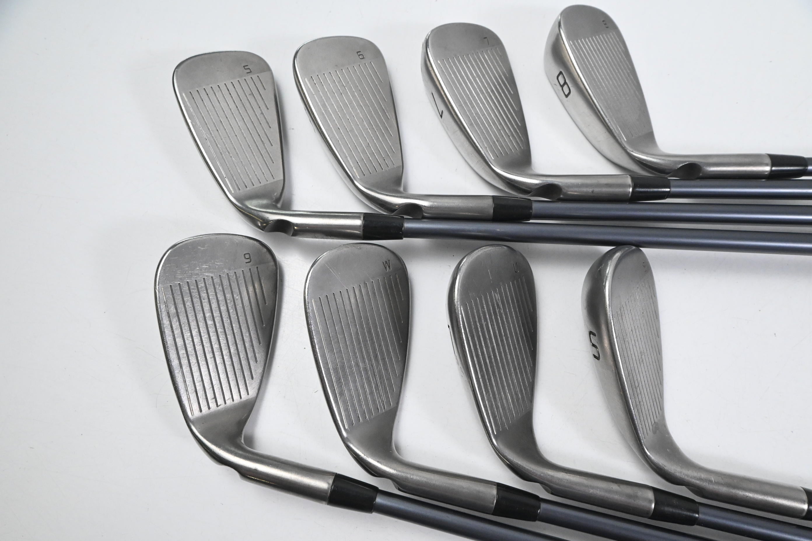 Ping GMax Irons / 5-PW+GW+SW / Orange Dot / Senior Flex Ping CFS 65 Shafts