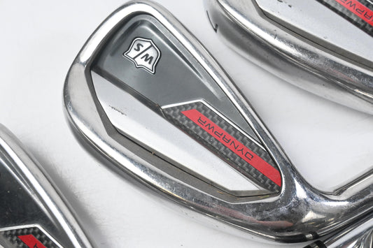 Left Hand Wilson Dynapower 2023 Irons / 5-PW+SW / Senior Flex KBS MAX Ultralite