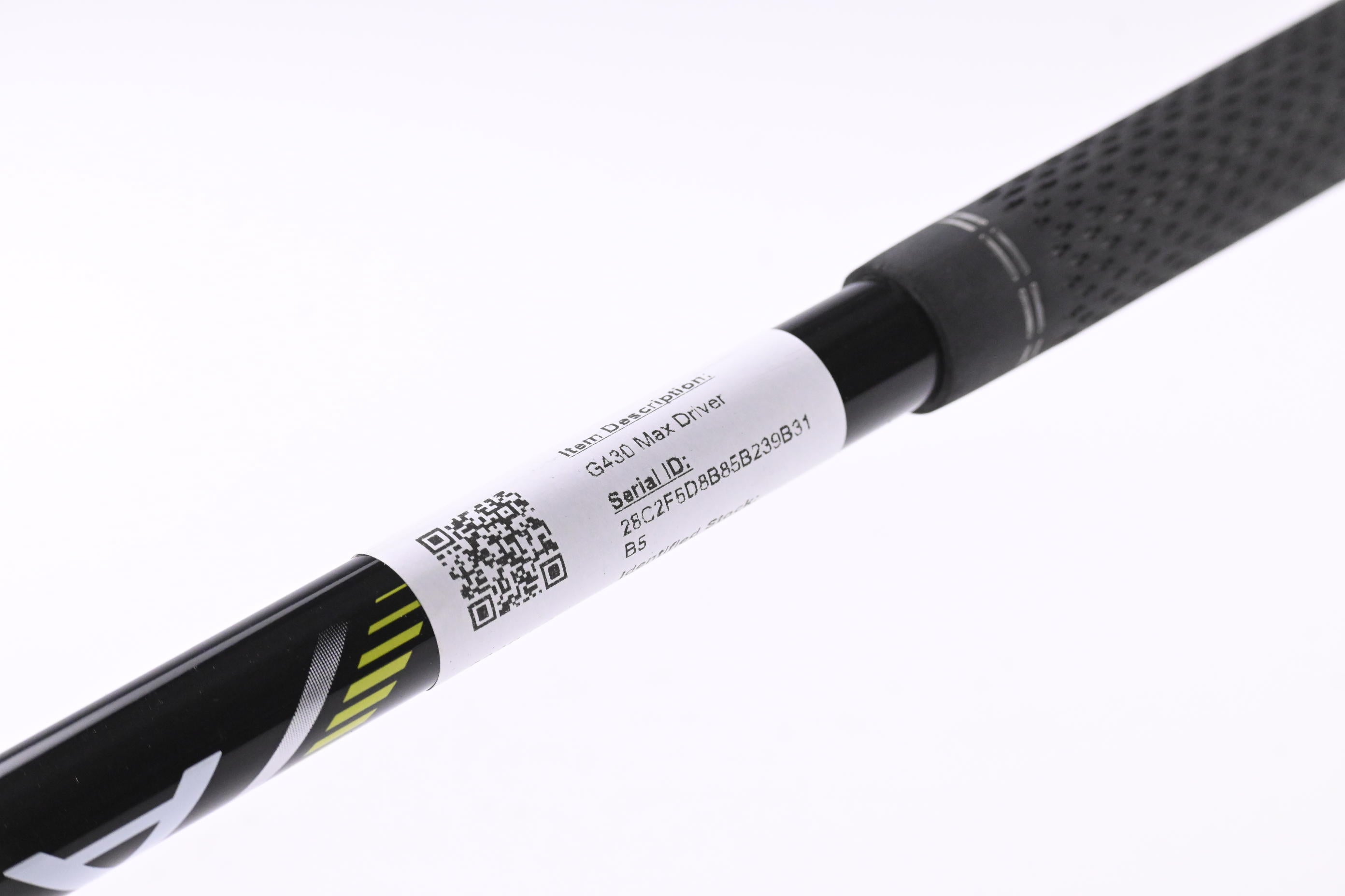 Ping G430 Max Driver / 10.5 Degree / Stiff Flex Ping Alta CB Black 55 Shaft