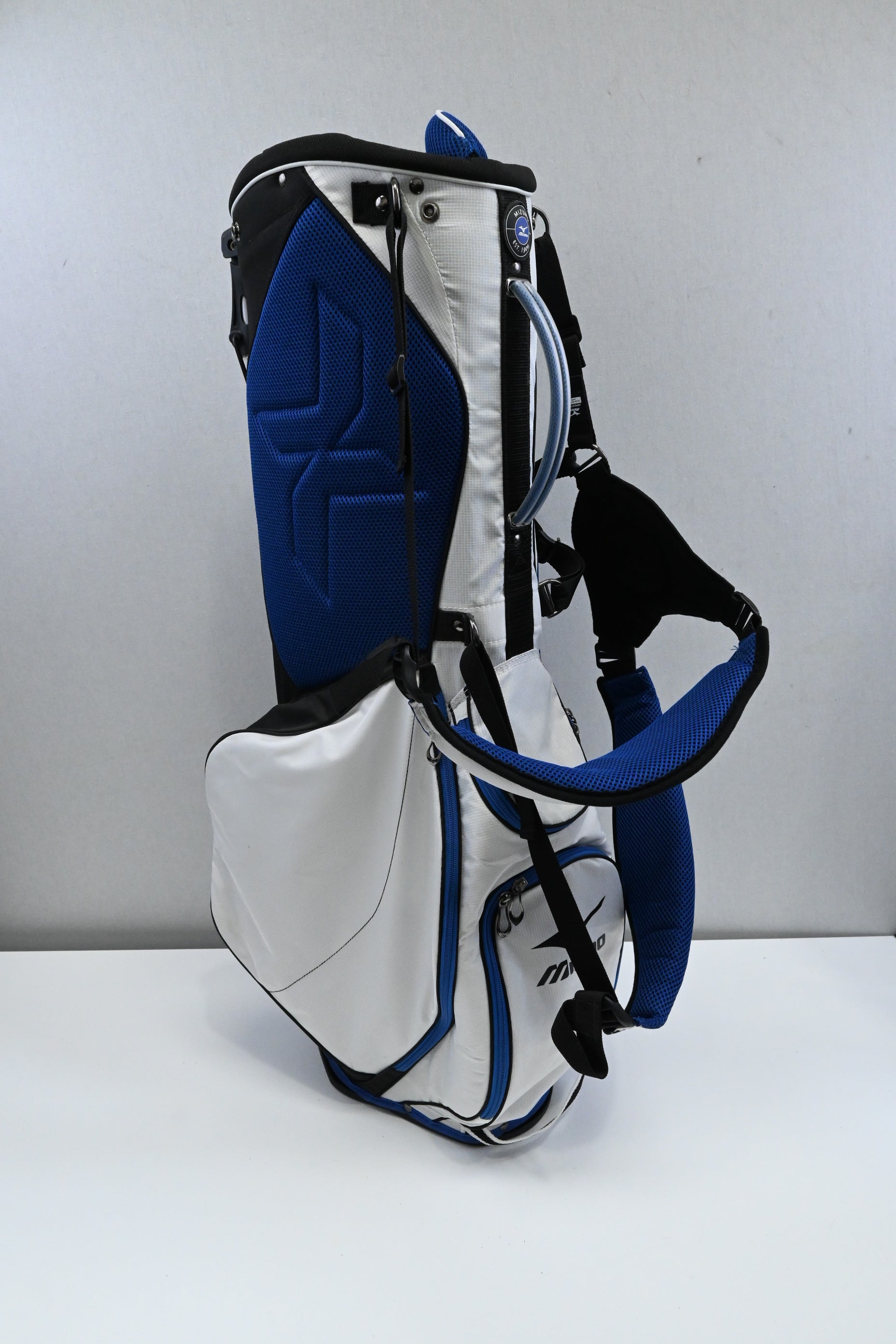 Mizuno Aerolite Stand Bag / 7-Way / Blue, White