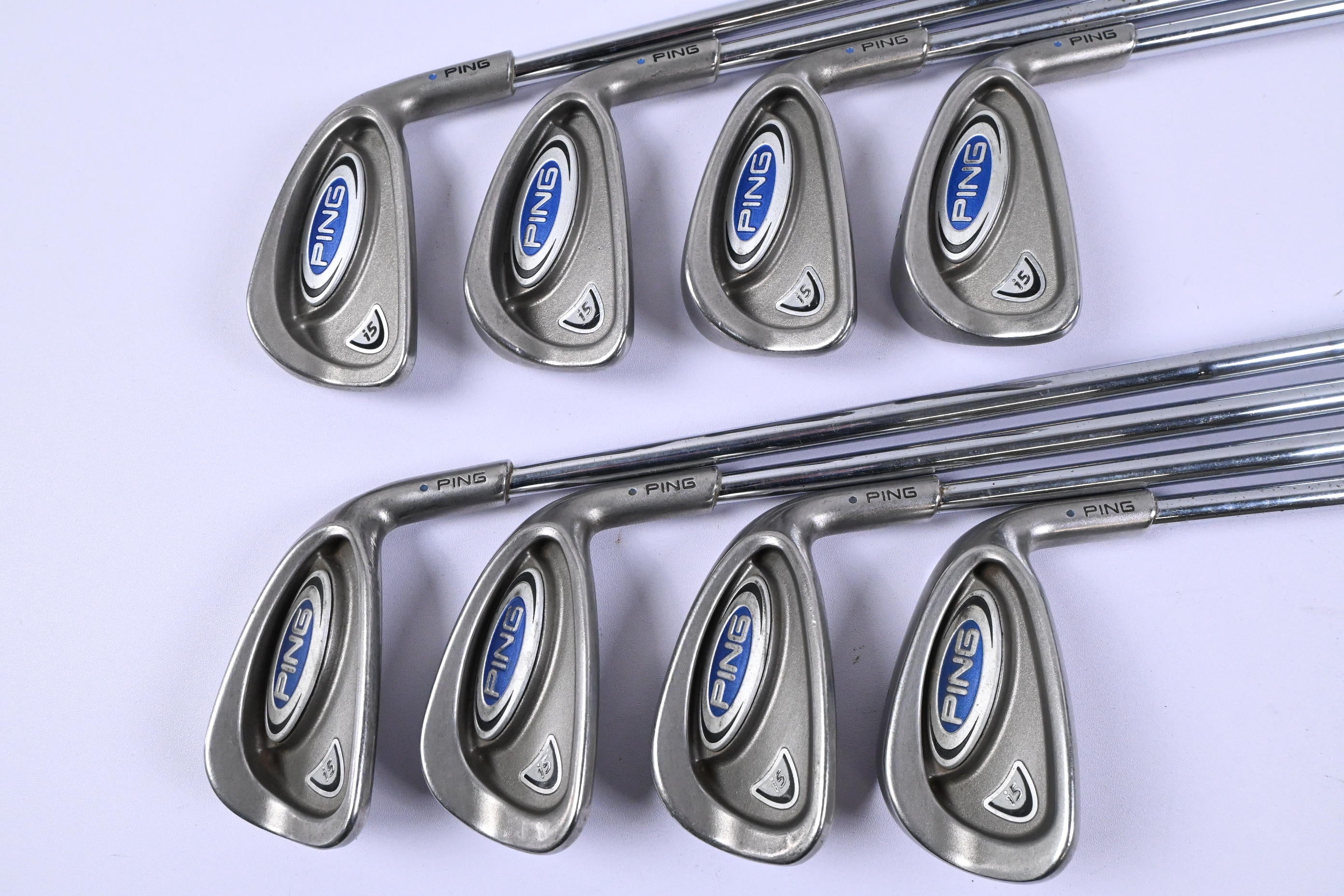 Ping i5 Irons / 3-PW / Blue Dot / Regular Flex Ping Shafts
