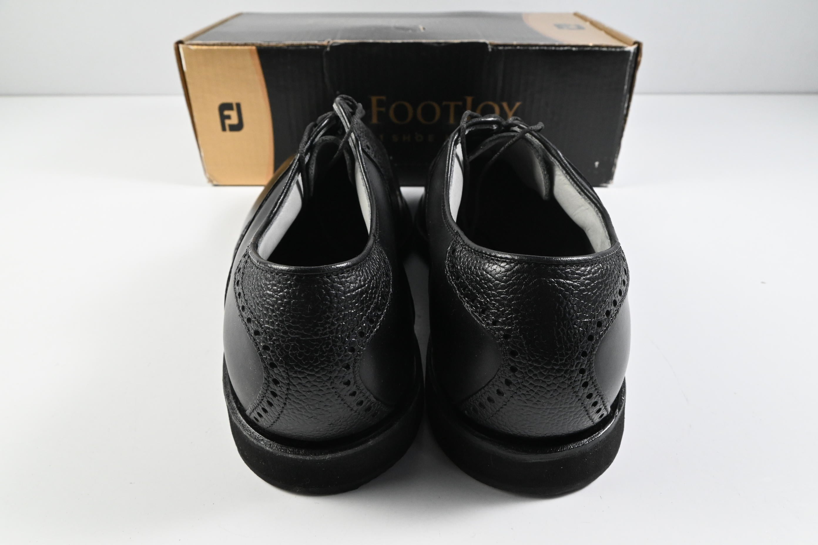 FootJoy Spikeless Classics Dry Premiere Golf Shoes / Size UK 10.5 / Black
