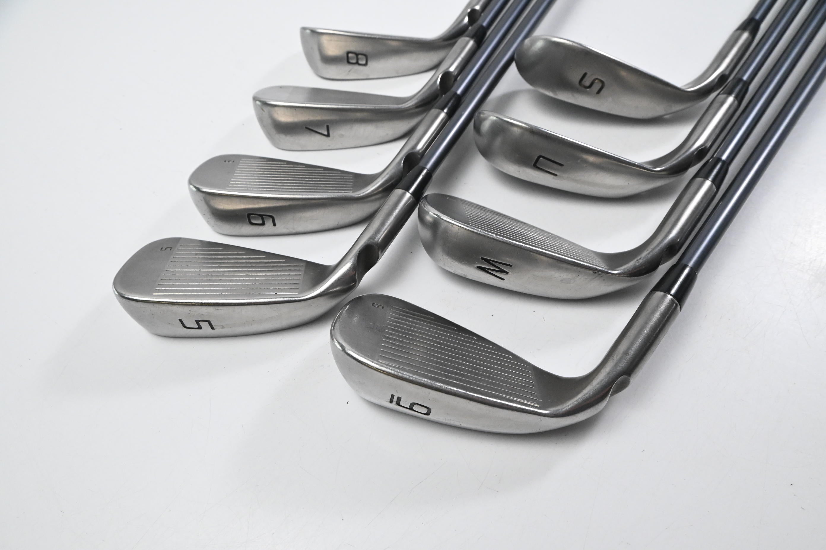 Ping GMax Irons / 5-PW+GW+SW / Orange Dot / Senior Flex Ping CFS 65 Shafts