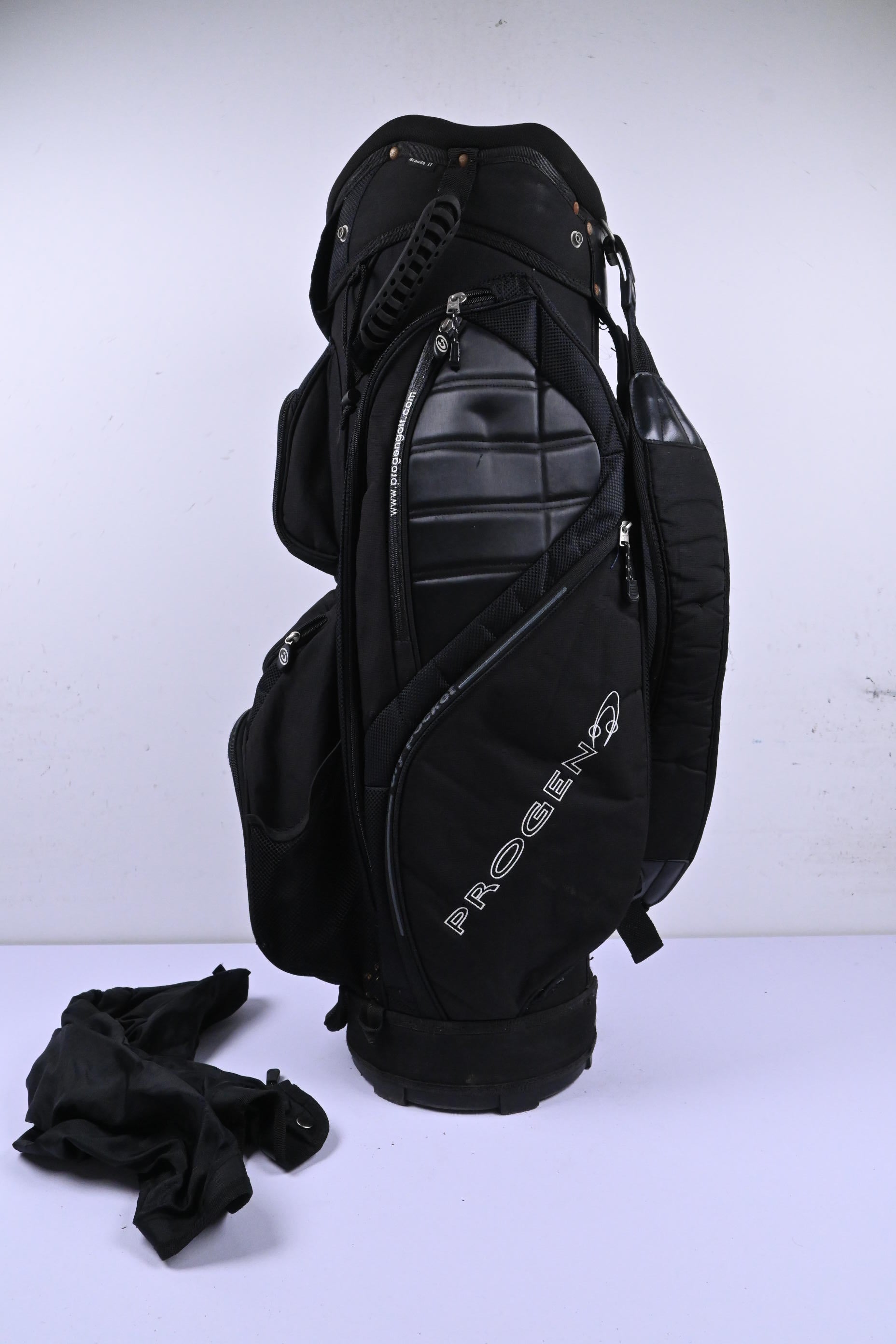 Progen Grande II Cart Bag / 14-Way Divider / Black