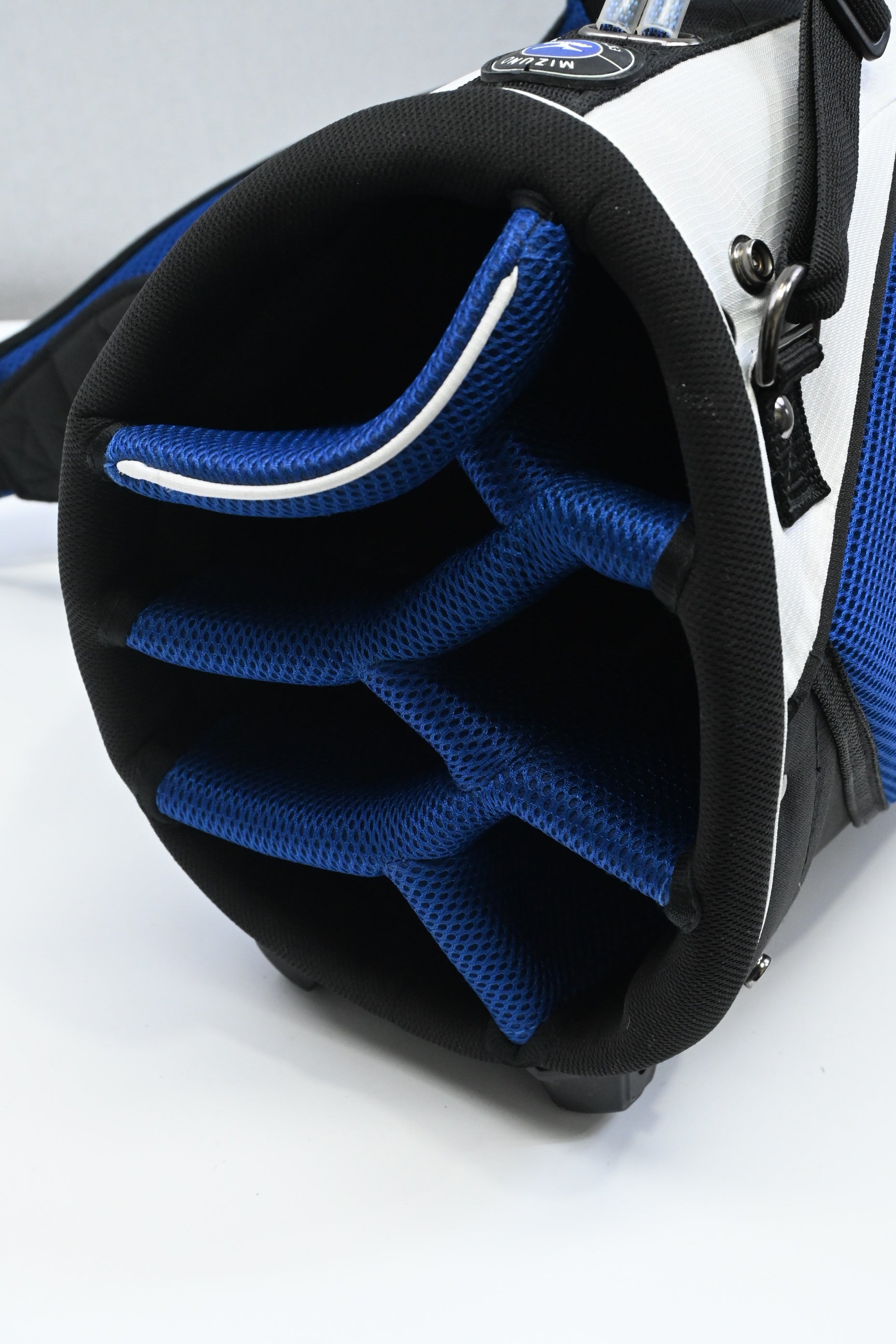 Mizuno Aerolite Stand Bag / 7-Way / Blue, White