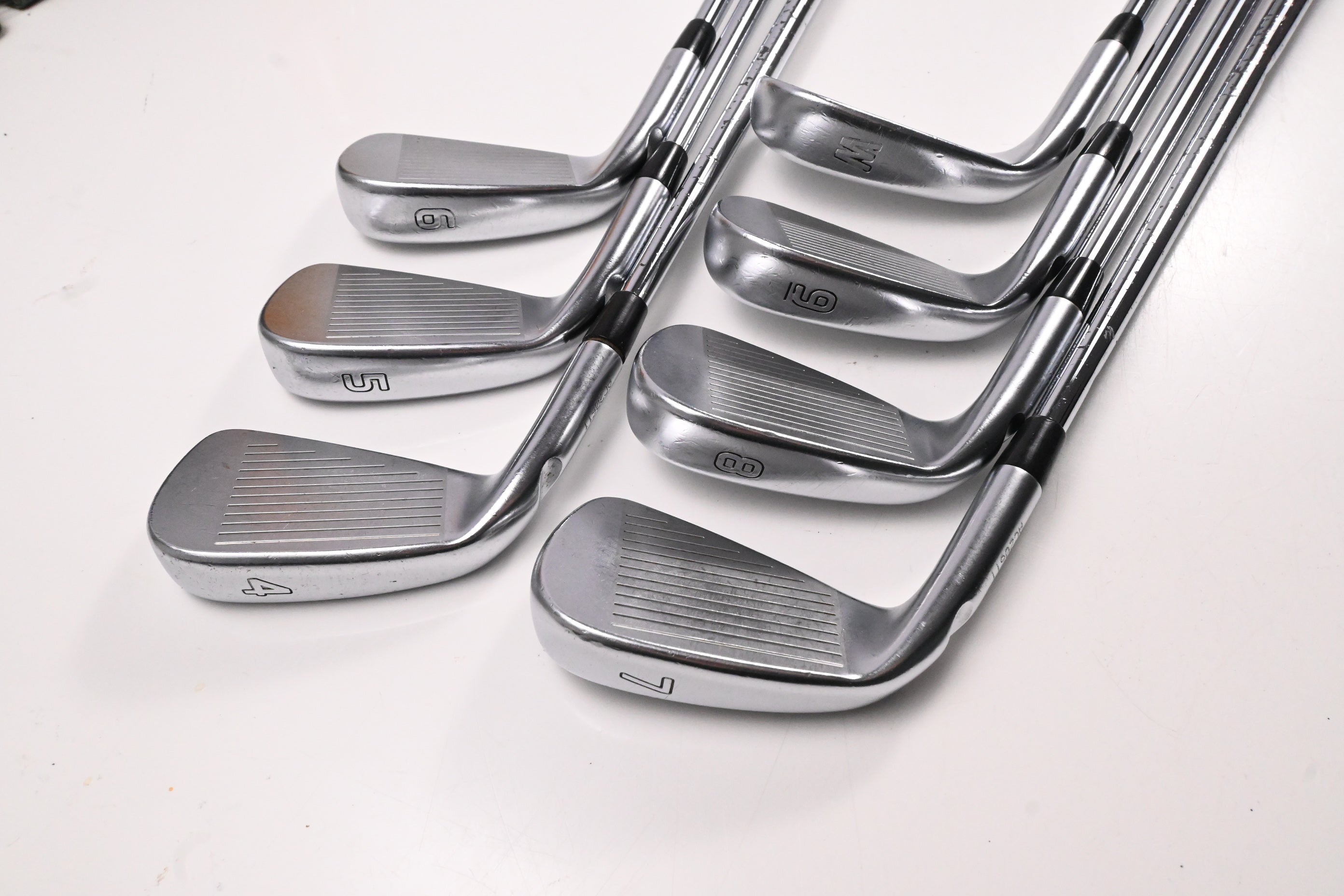 Ping i210 Irons / 4-PW / Green Dot / Stiff Flex Project X Steel Shafts