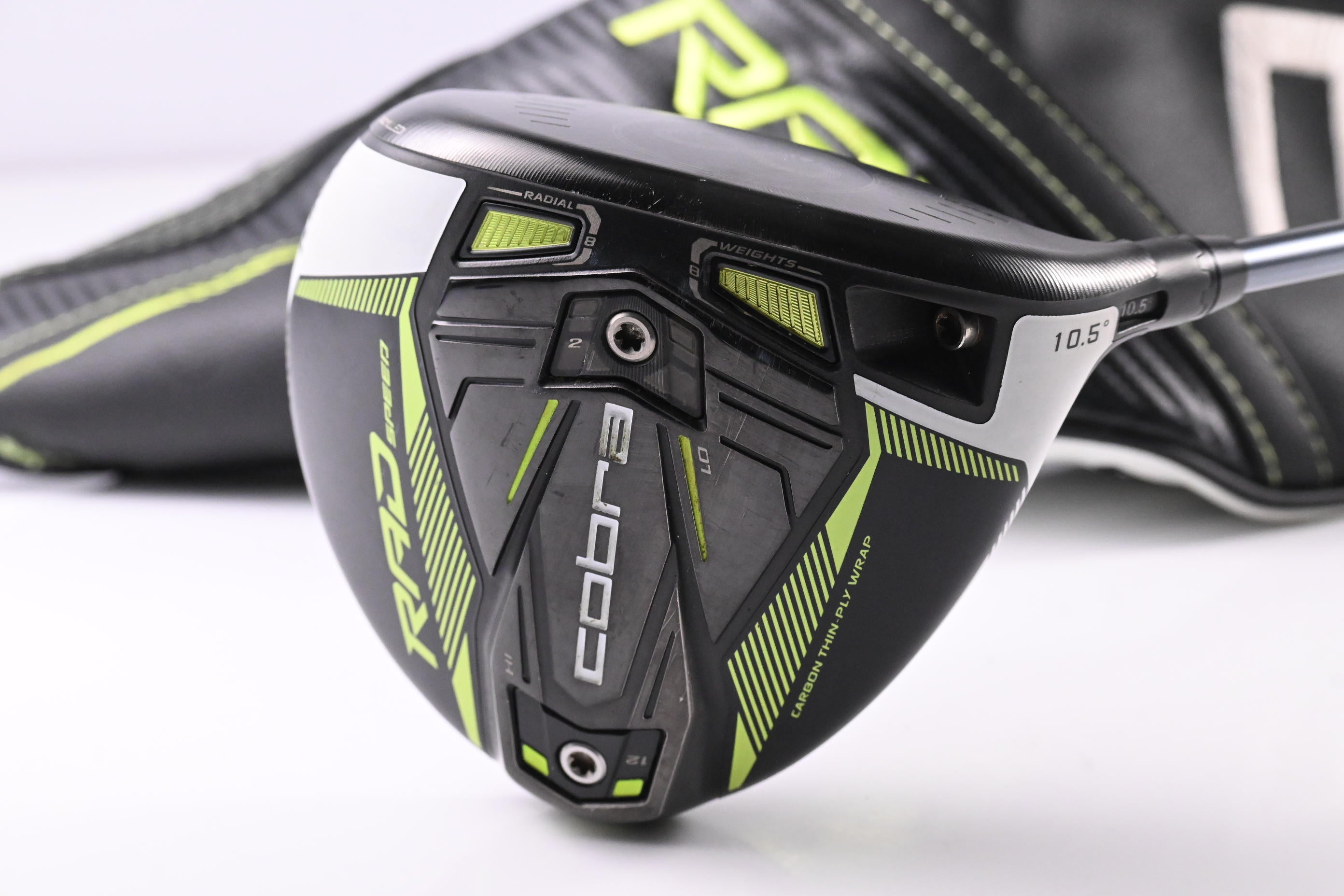Cobra King Radspeed Driver / 10.5 Degree / Stiff Flex Matrix Black Tie 65 Shaft