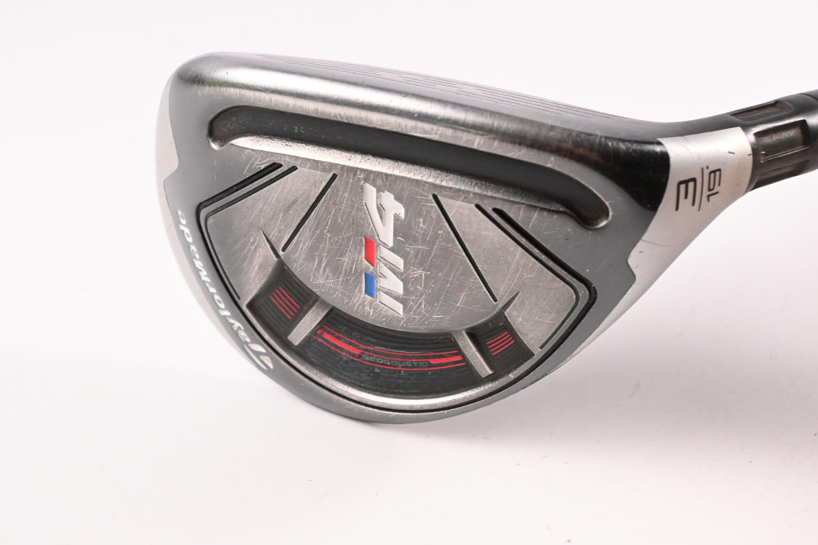 Taylormade M4 #3 Hybrid / 19 Degree / Regular Flex AeroTech SteelFiber i80 Shaft