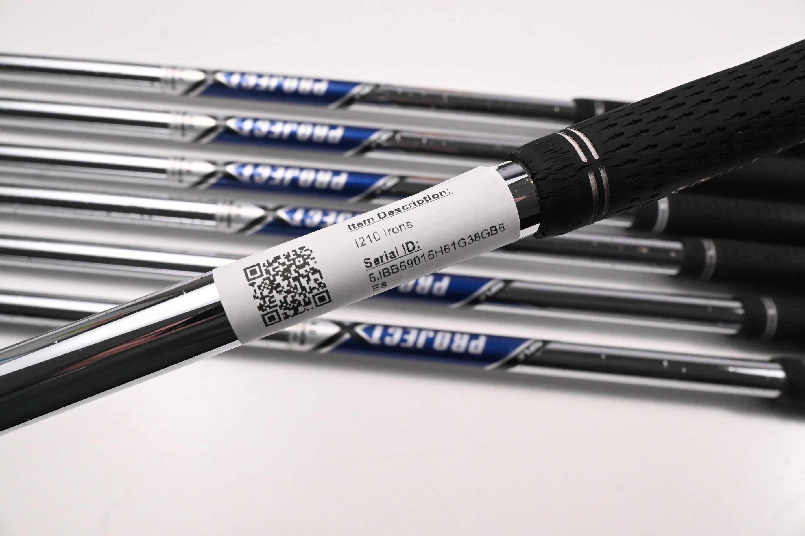 Ping i210 Irons / 4-PW / Green Dot / Stiff Flex Project X Steel Shafts