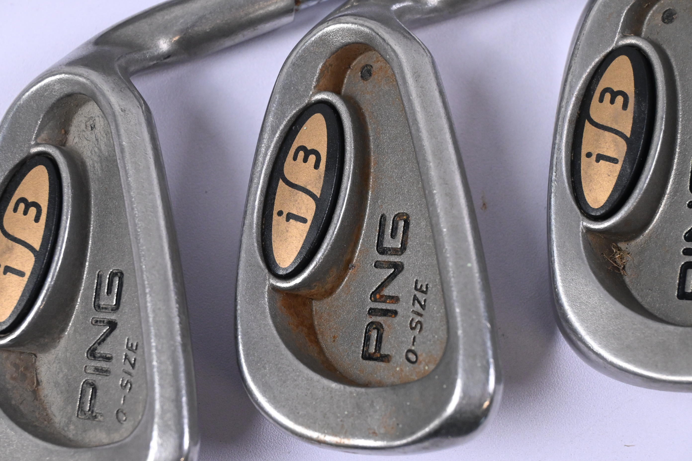 Ping i3 O-Size Irons / 5-PW / Black Dot / Regular Flex Ping Cushin JZ Shafts