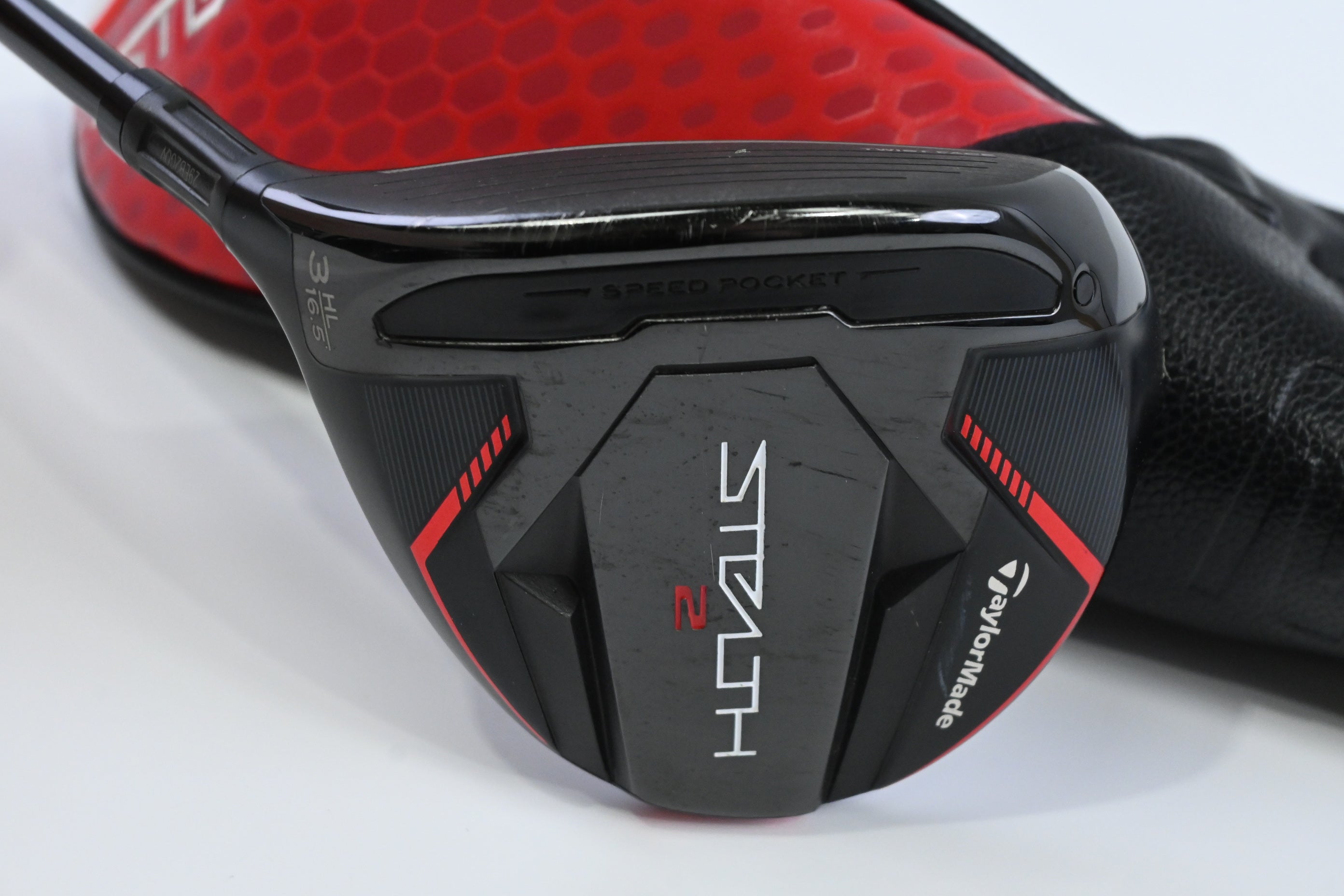 Left Hand Taylormade Stealth 2 #3 Wood / 16.5 Degree / Regular Flex Ventus TR 5