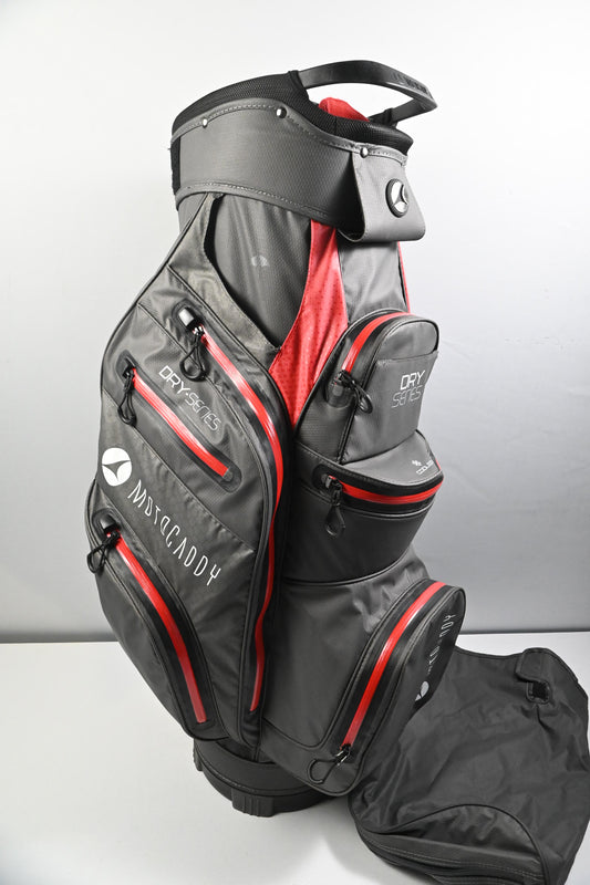 Motocaddy Dry Series Cart Bag / 14-Way Divider / Grey, Red