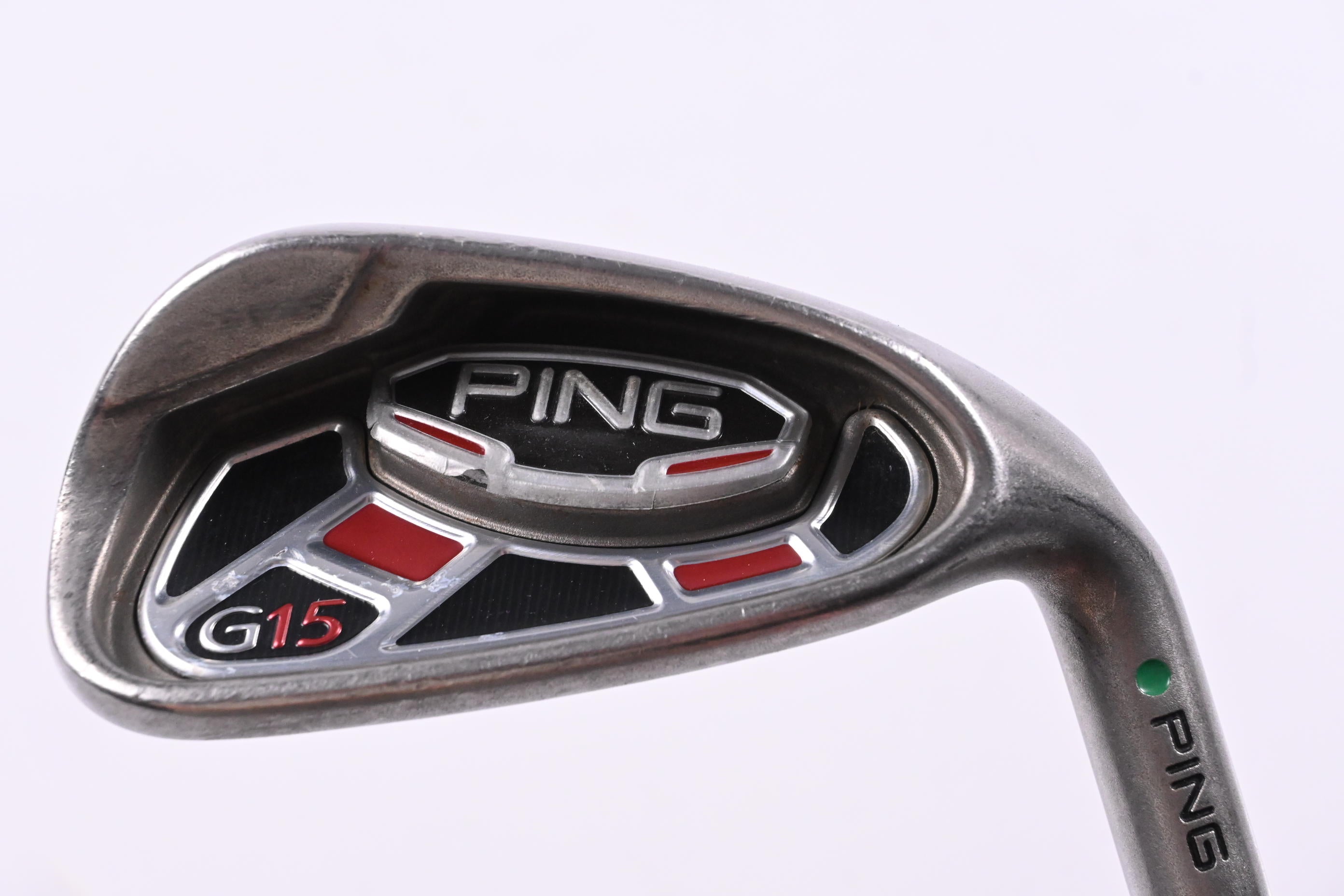 Ping G15 #9 Iron / Green Dot / Regular Flex Ping AWT Shaft