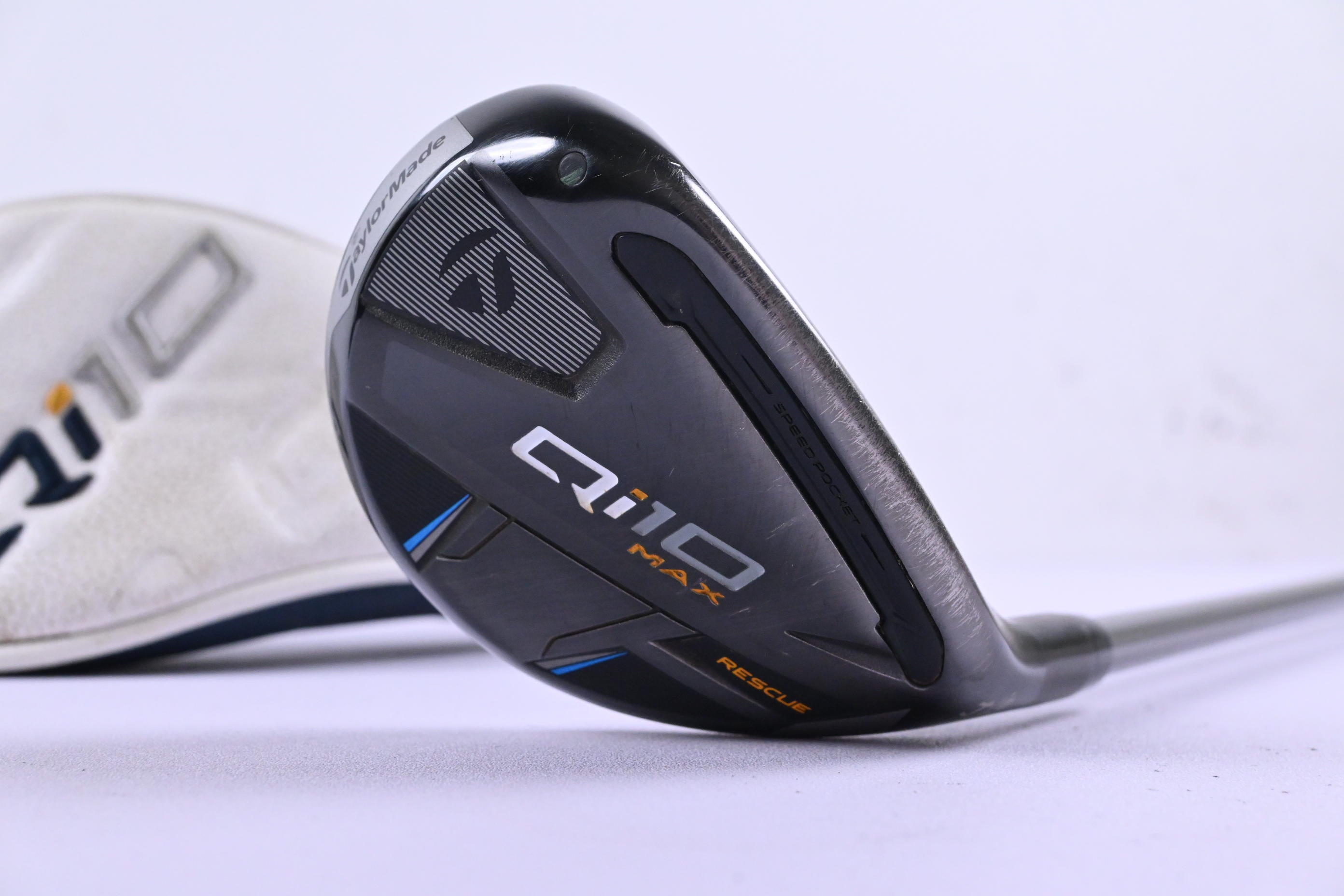 Taylormade Qi10 Max #4 Hybrid / 22 Degree / Regular Flex Fujikura Speeder NX TCS