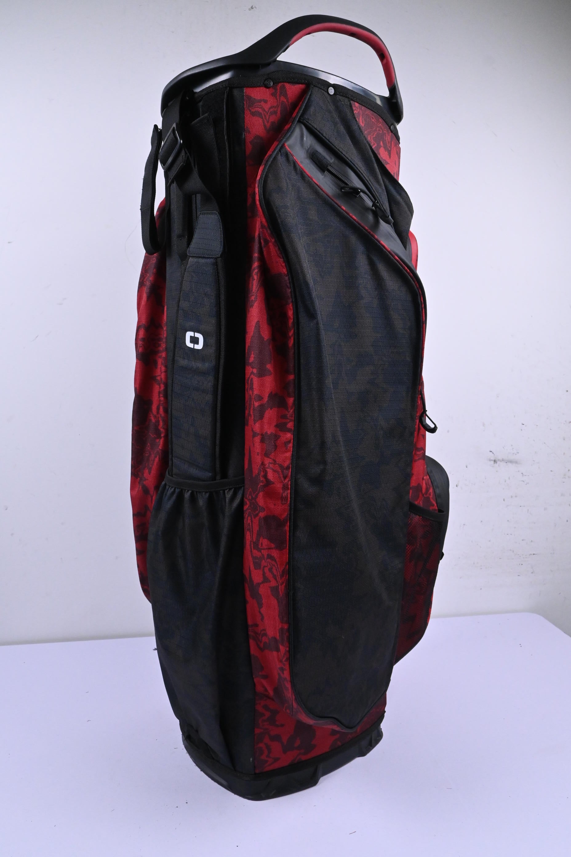 Ogio Cart Bag / 15-Way Divider / Red Camo & Black