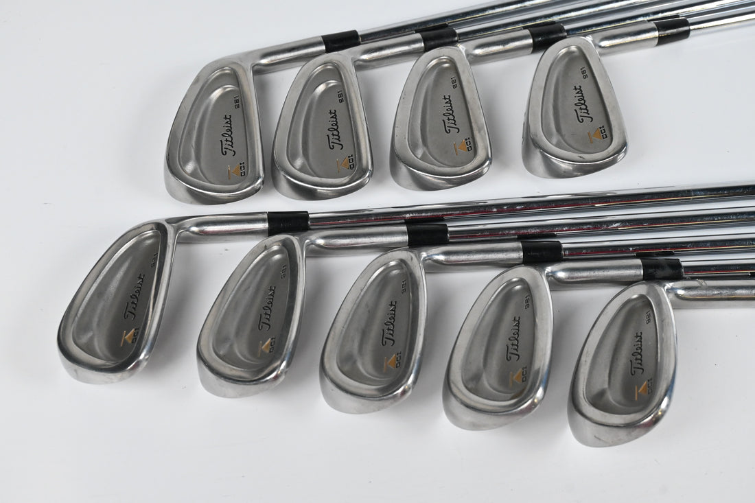 Titleist DCI 981 Irons / 3-PW+SW / Regular Flex Titleist Tri Spec Steel Shafts