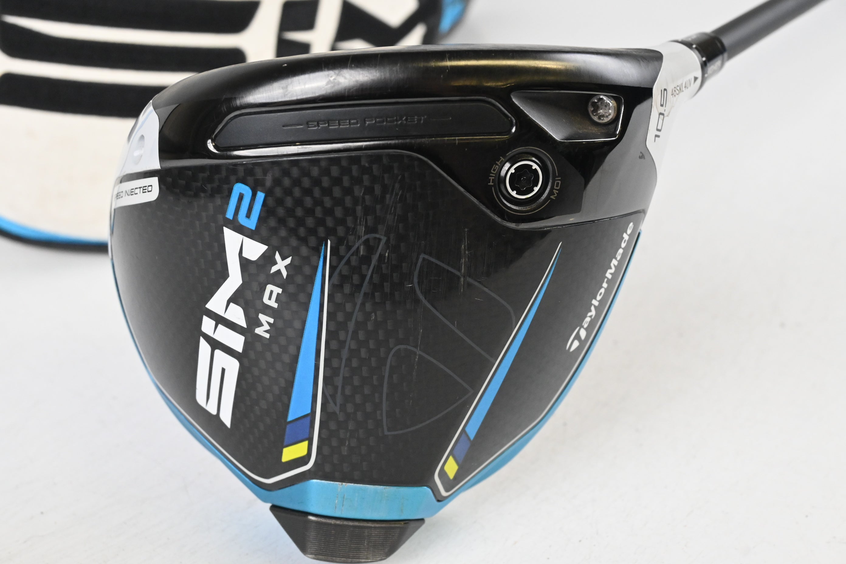 Taylormade SIM2 Max Driver / 10.5 Degree / Stiff Flex Reax Blue 50 Shaft