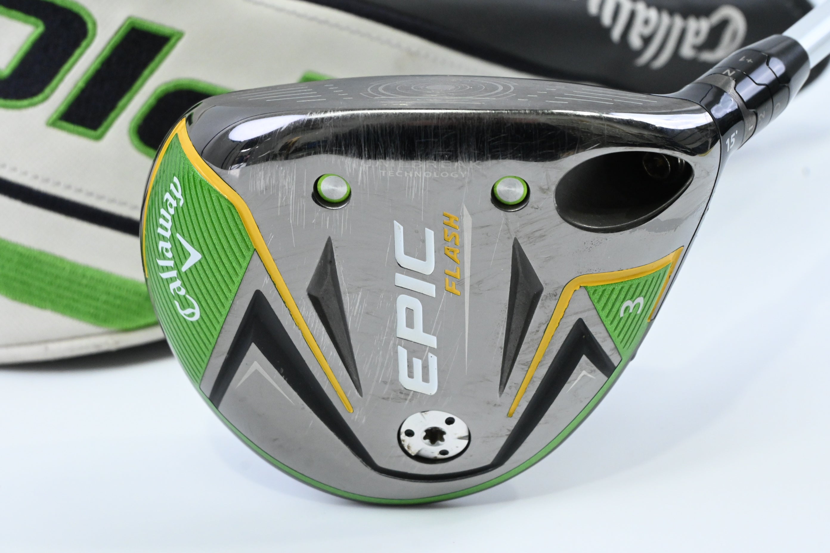 Callaway Epic Flash #3 Wood / 15 Degree / Stiff Flex Aldila Rogue 110 MSI 70