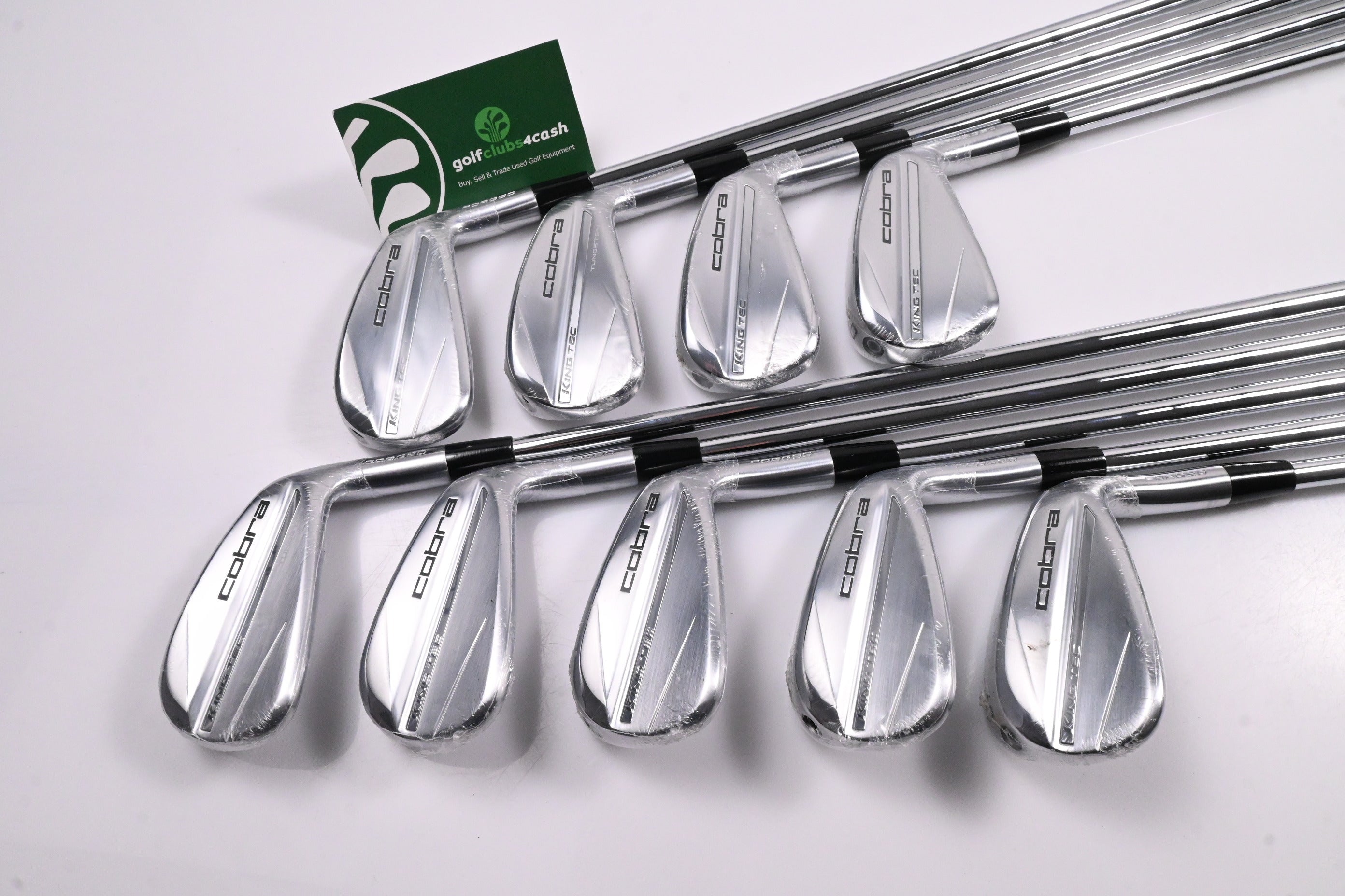 Cobra King Tec 2025 Irons / 3-PW+GW / Stiff Flex KBS $-Taper Lite Shafts