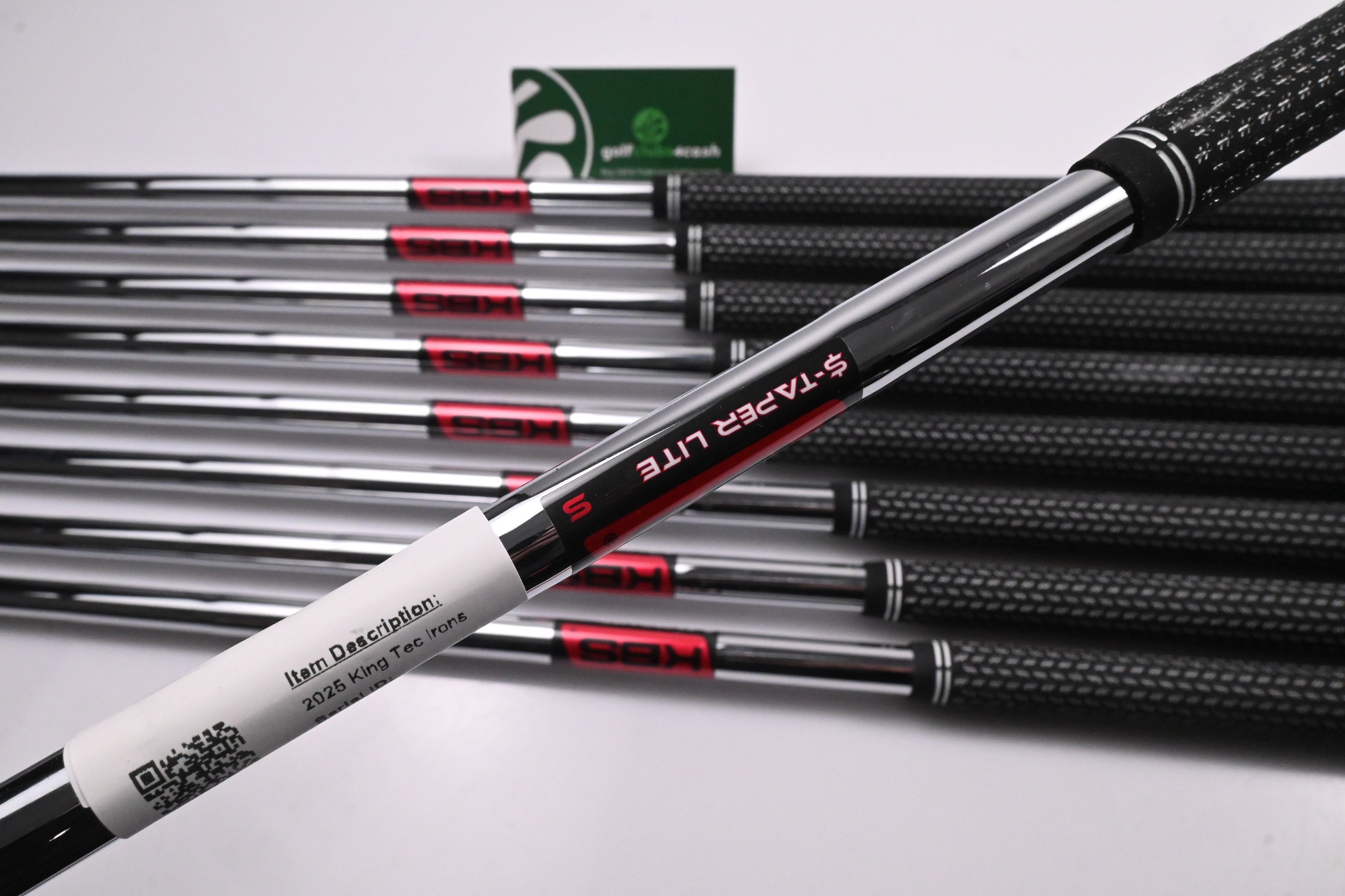 Cobra King Tec 2025 Irons / 3-PW+GW / Stiff Flex KBS $-Taper Lite Shafts
