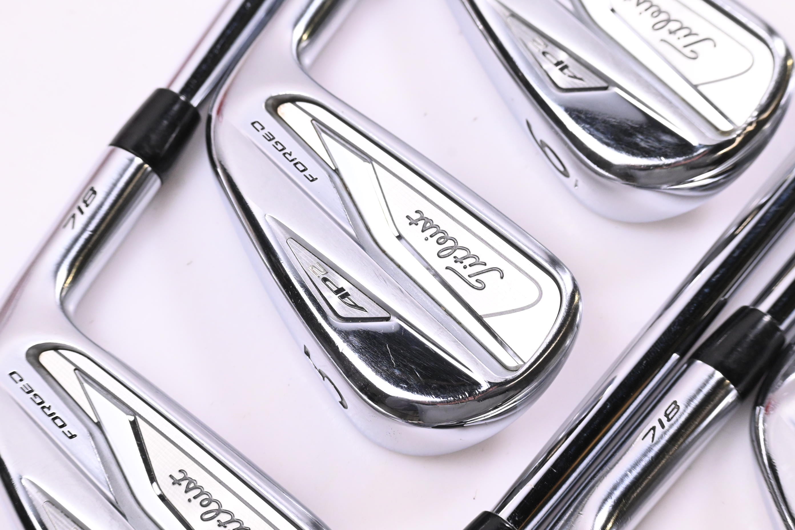 Titleist 718 AP2 Irons / 4-PW / Stiff Flex AMT Tour White S300 Shafts