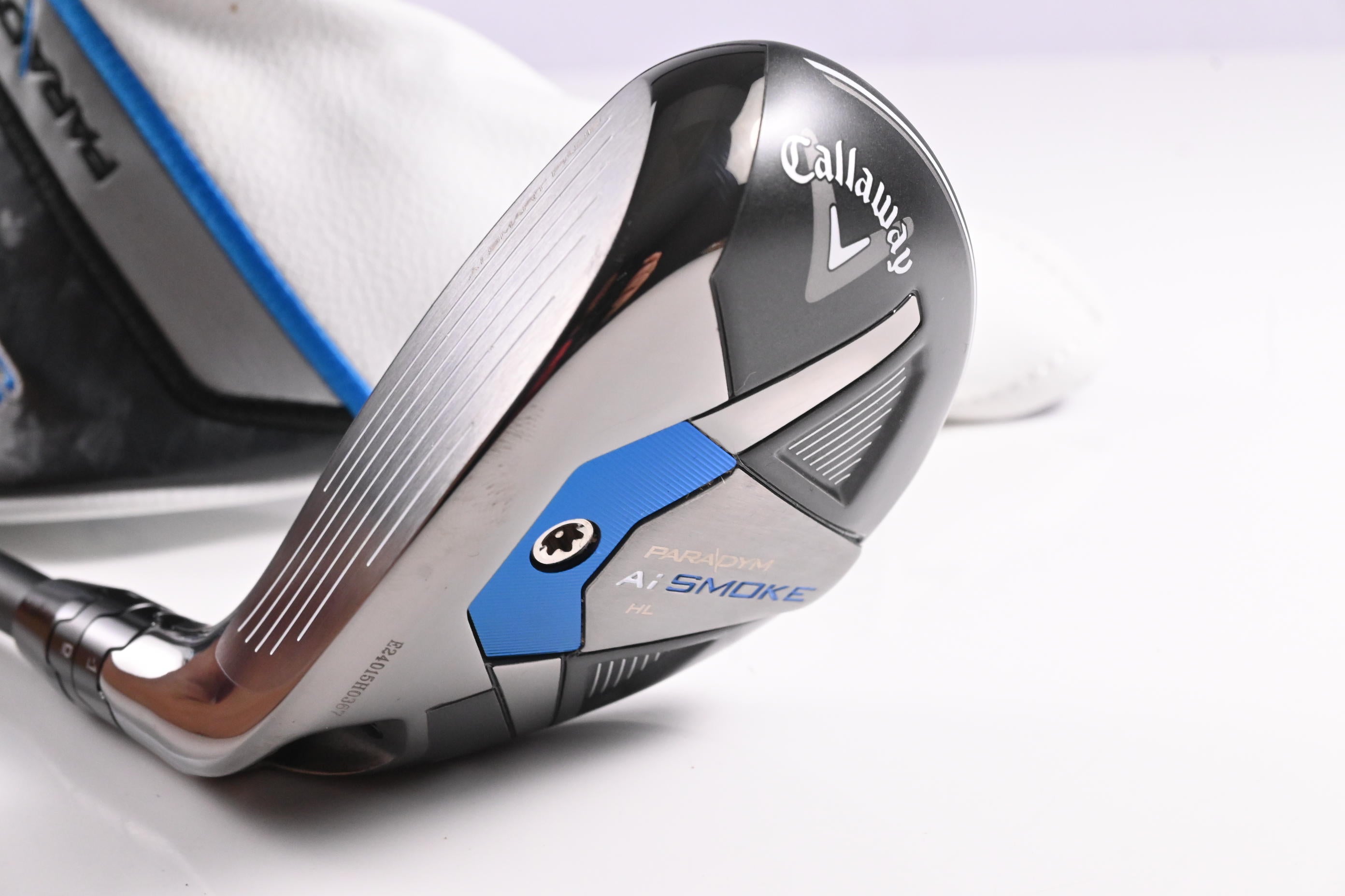 Left Hand Callaway Paradym Ai Smoke HL #4 Hybrid / 21 Degree / Regular Flex