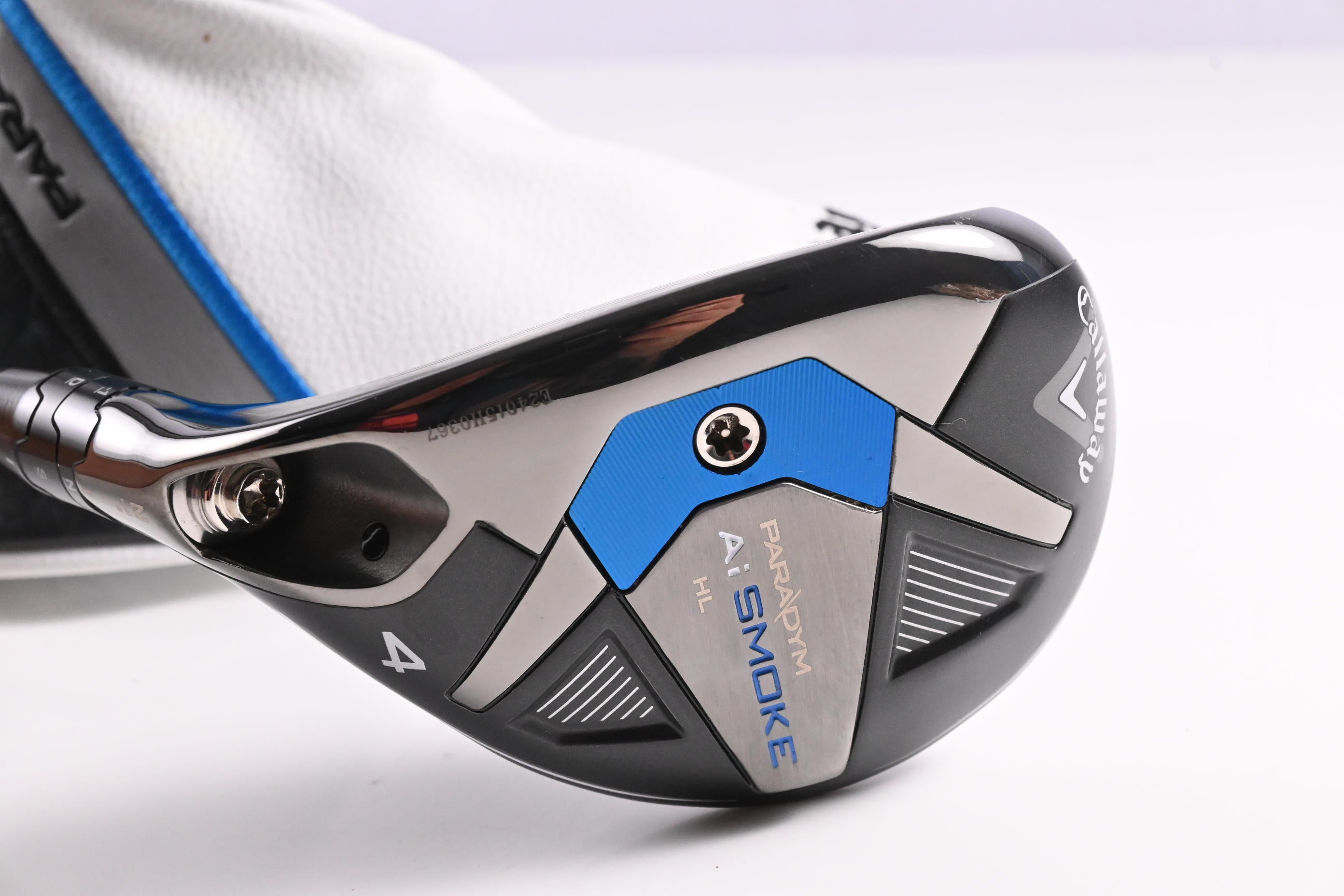 Left Hand Callaway Paradym Ai Smoke HL #4 Hybrid / 21 Degree / Regular Flex