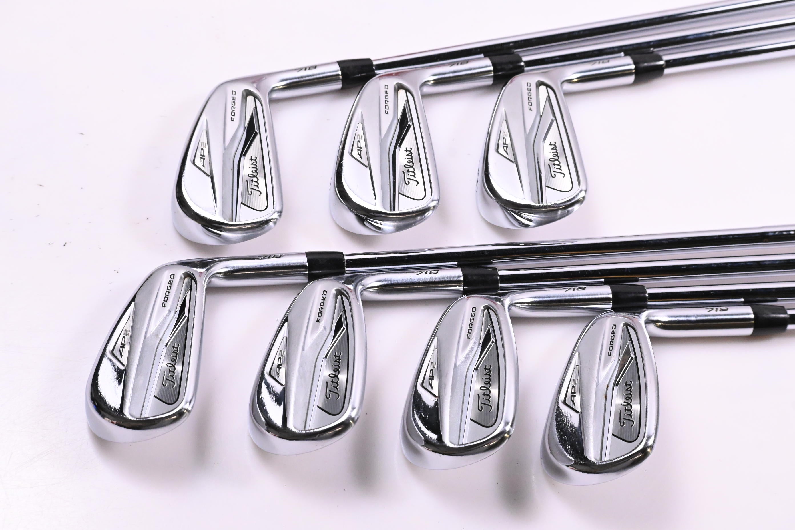 Titleist 718 AP2 Irons / 4-PW / Stiff Flex AMT Tour White S300 Shafts