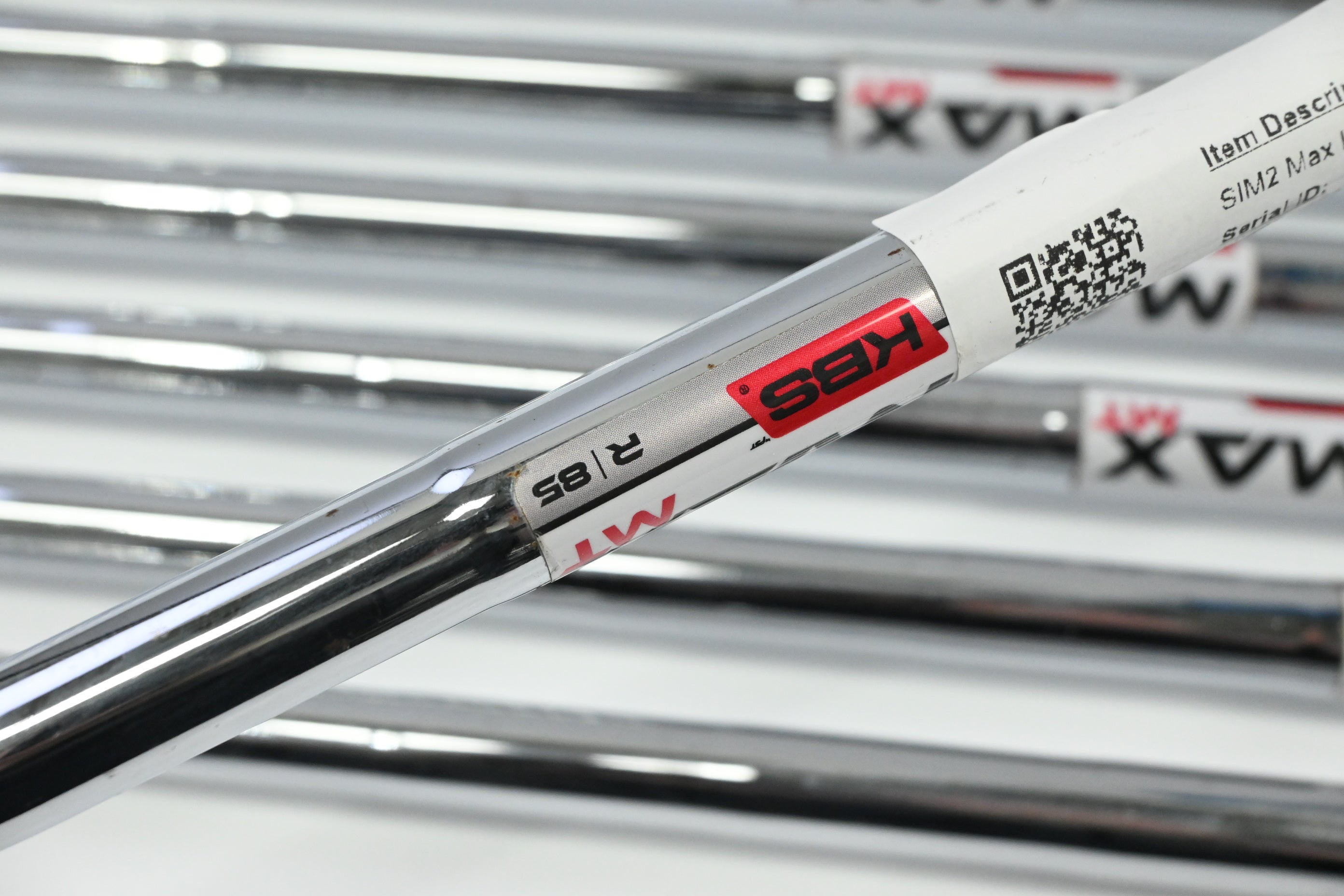 Taylormade SIM2 Max Irons / 4-PW / Regular Flex KBS Max MT 85 Shafts