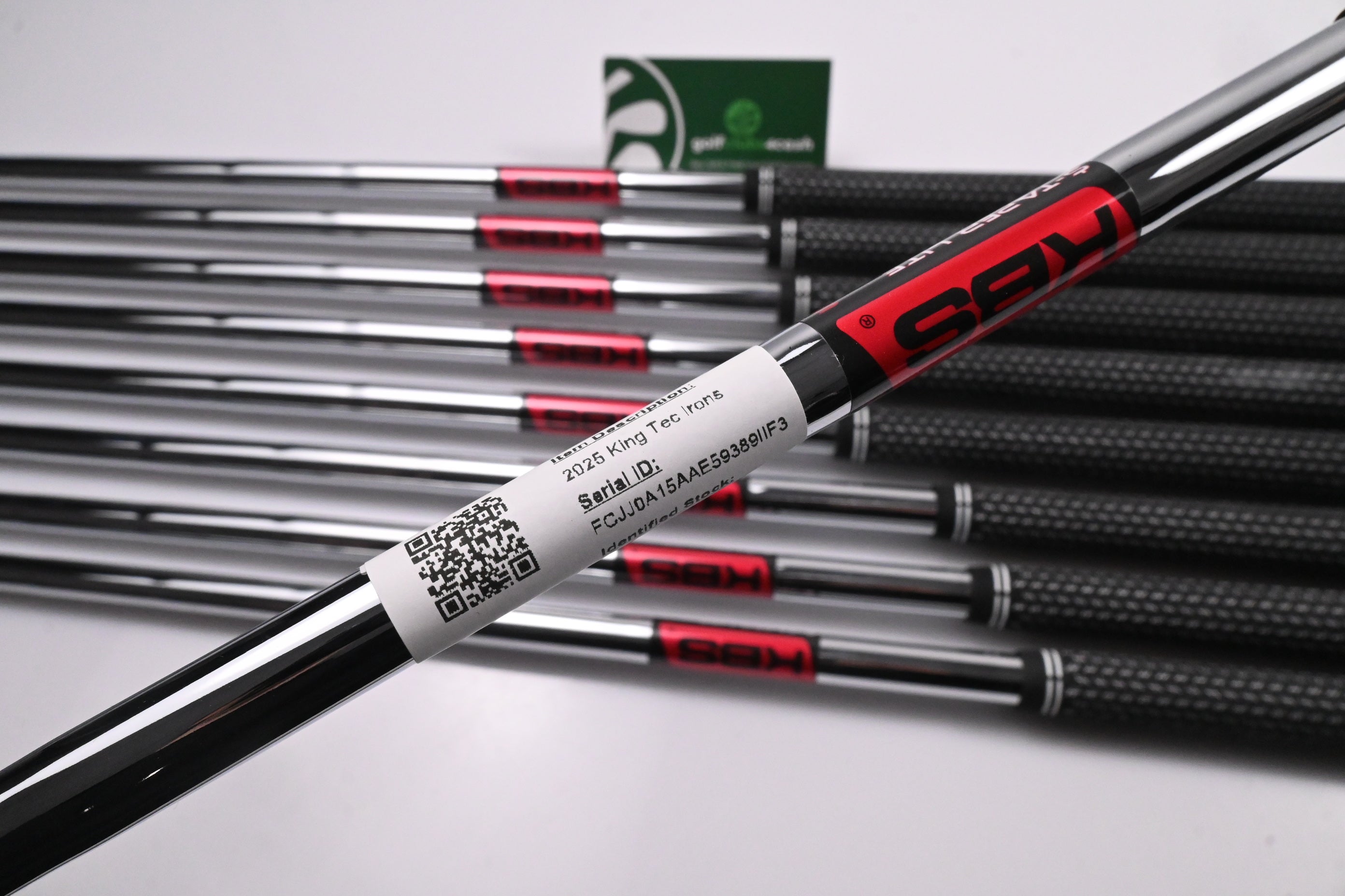 Cobra King Tec 2025 Irons / 3-PW+GW / Stiff Flex KBS $-Taper Lite Shafts