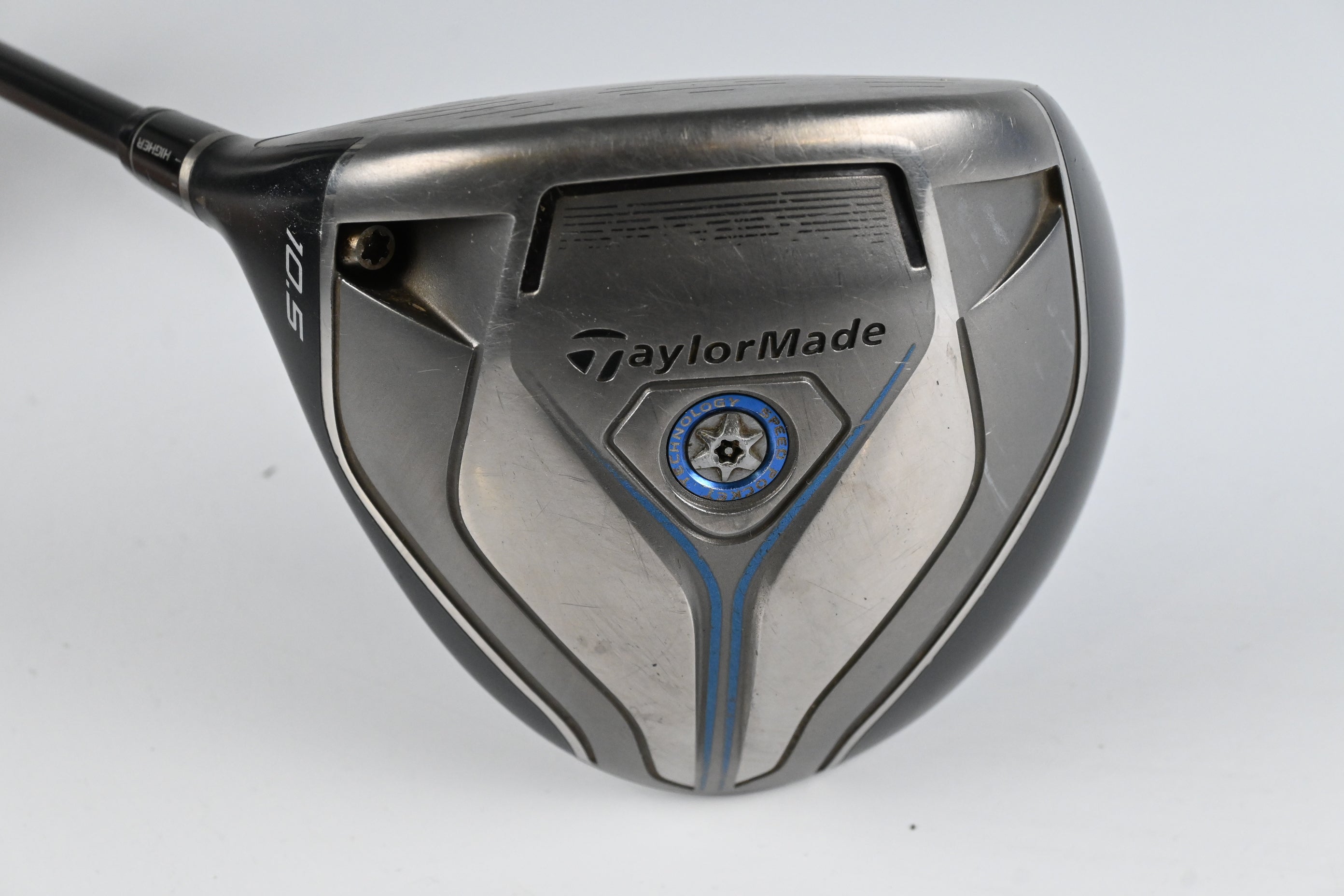 Left Hand Taylormade Jetspeed Driver / 10.5 Degree / Stiff Flex Matrix Velox 49