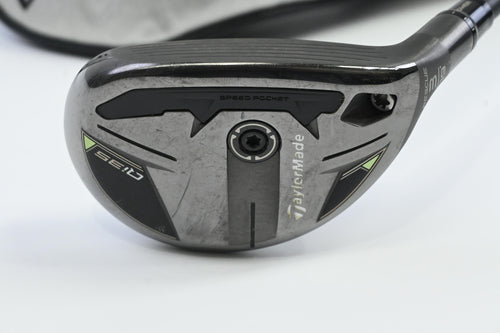 Taylormade Qi35 #3 Hybrid / 19 Degree / Stiff Flex Kai'li Dark Waves Blue 85