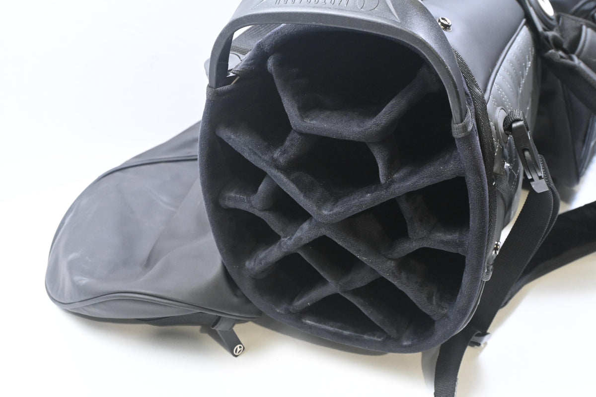 Motocaddy Elite Flex Stand Bag / 14-Way Divider / Black, Grey