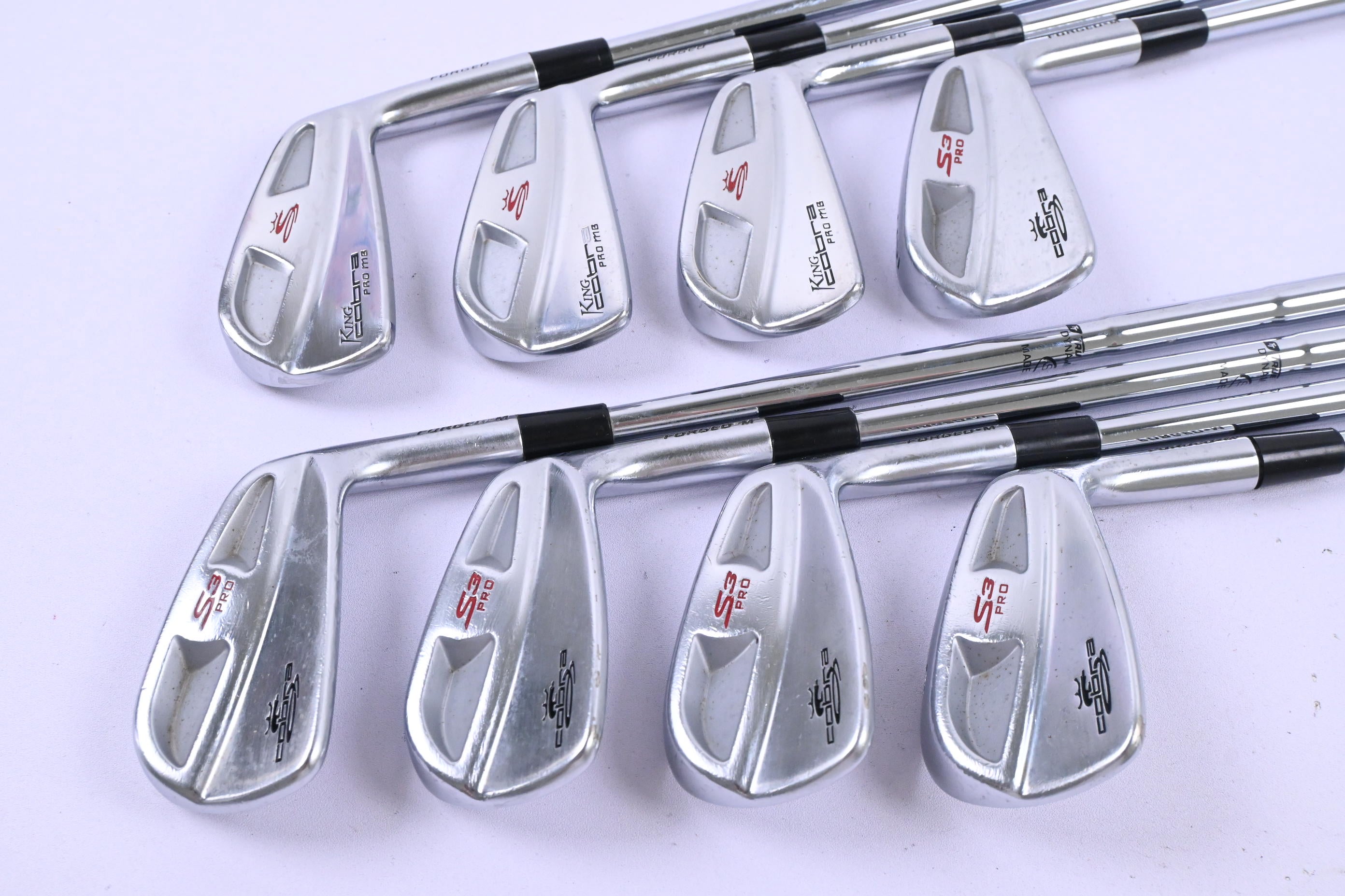 Cobra S3 Pro Irons / 3-PW / X-Flex Dynamic Gold X100 Shafts